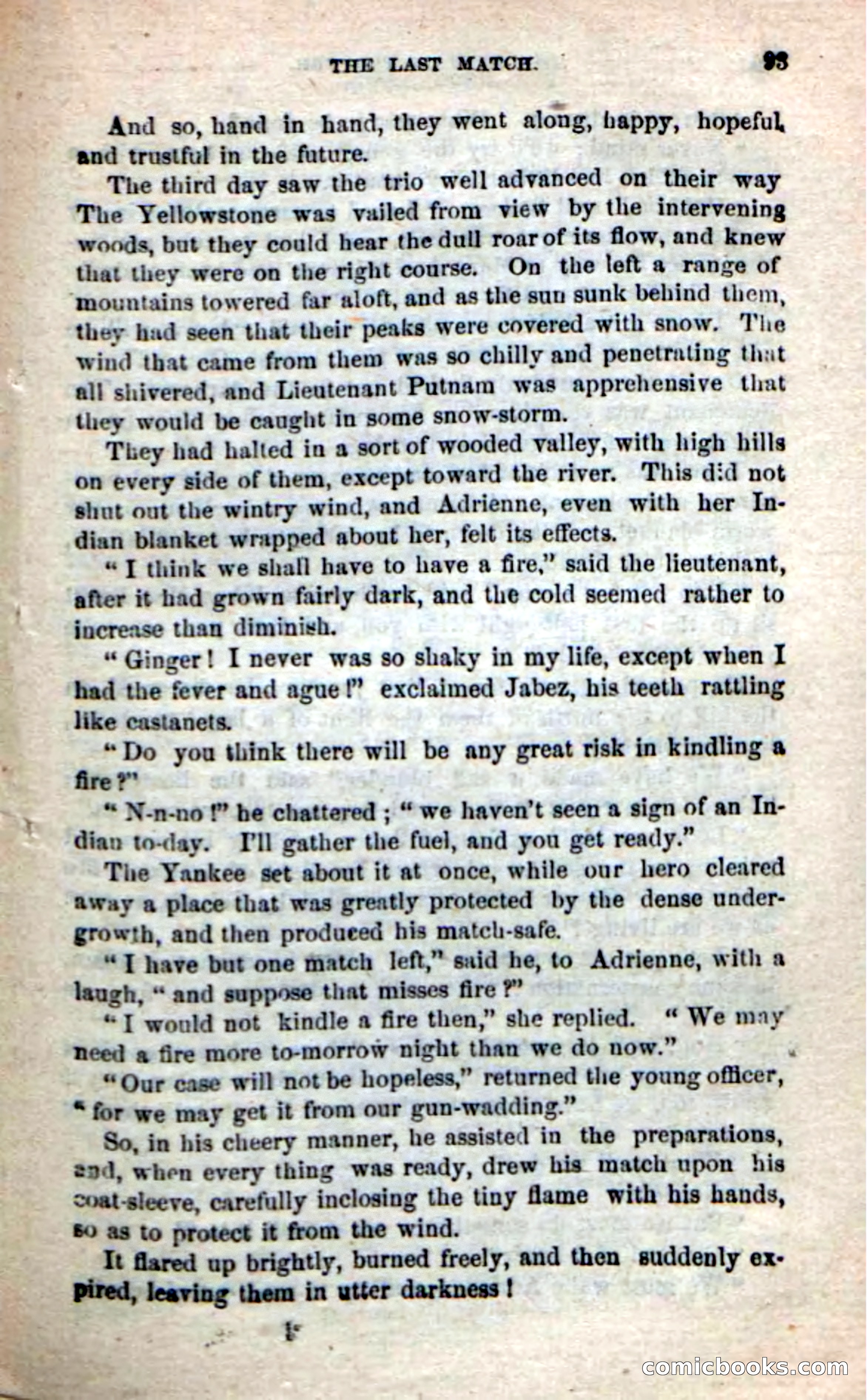 Beadle's New Dime Novels: The Buffalo-Trapper — page 91 of 100