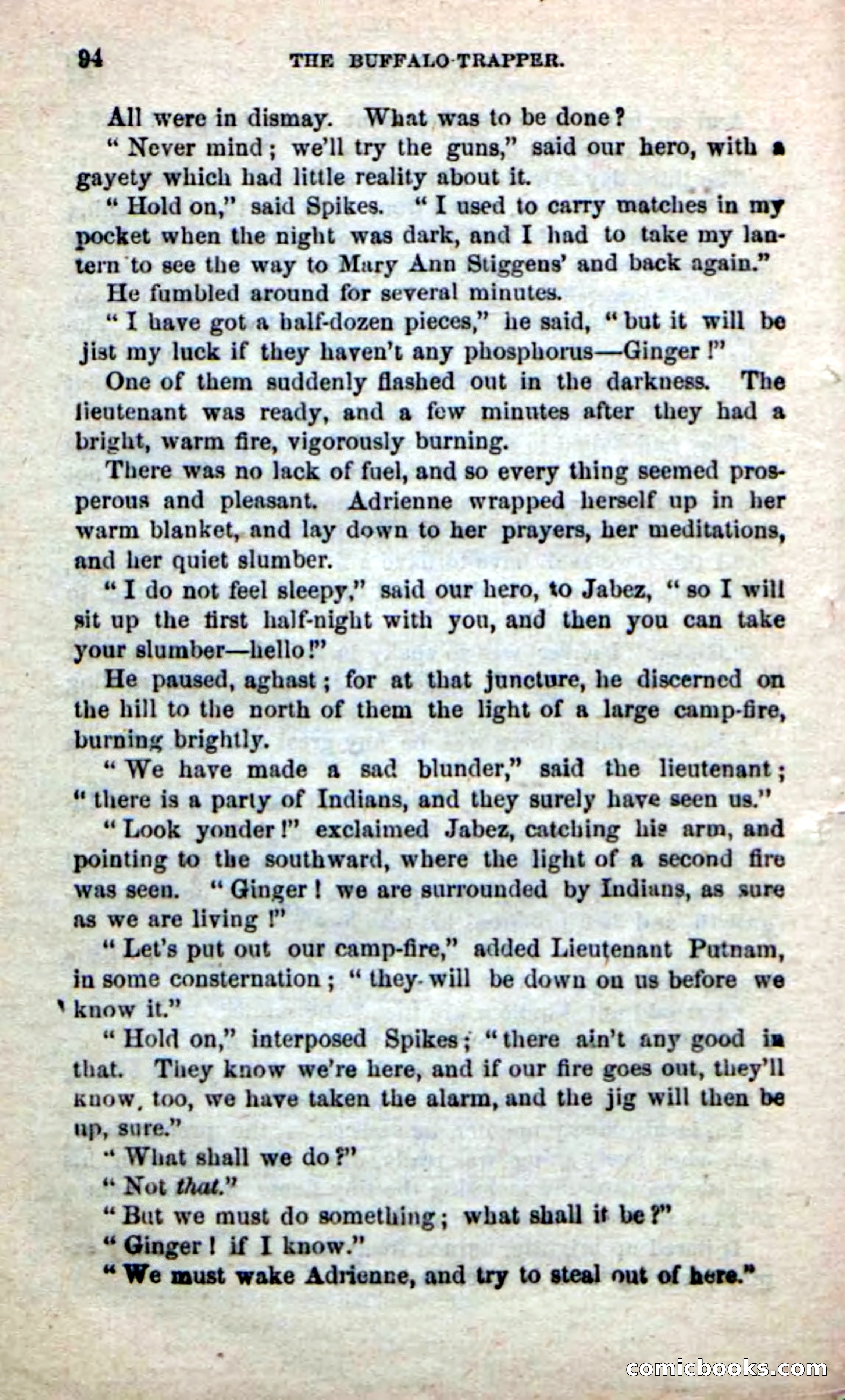 Beadle's New Dime Novels: The Buffalo-Trapper — page 92 of 100