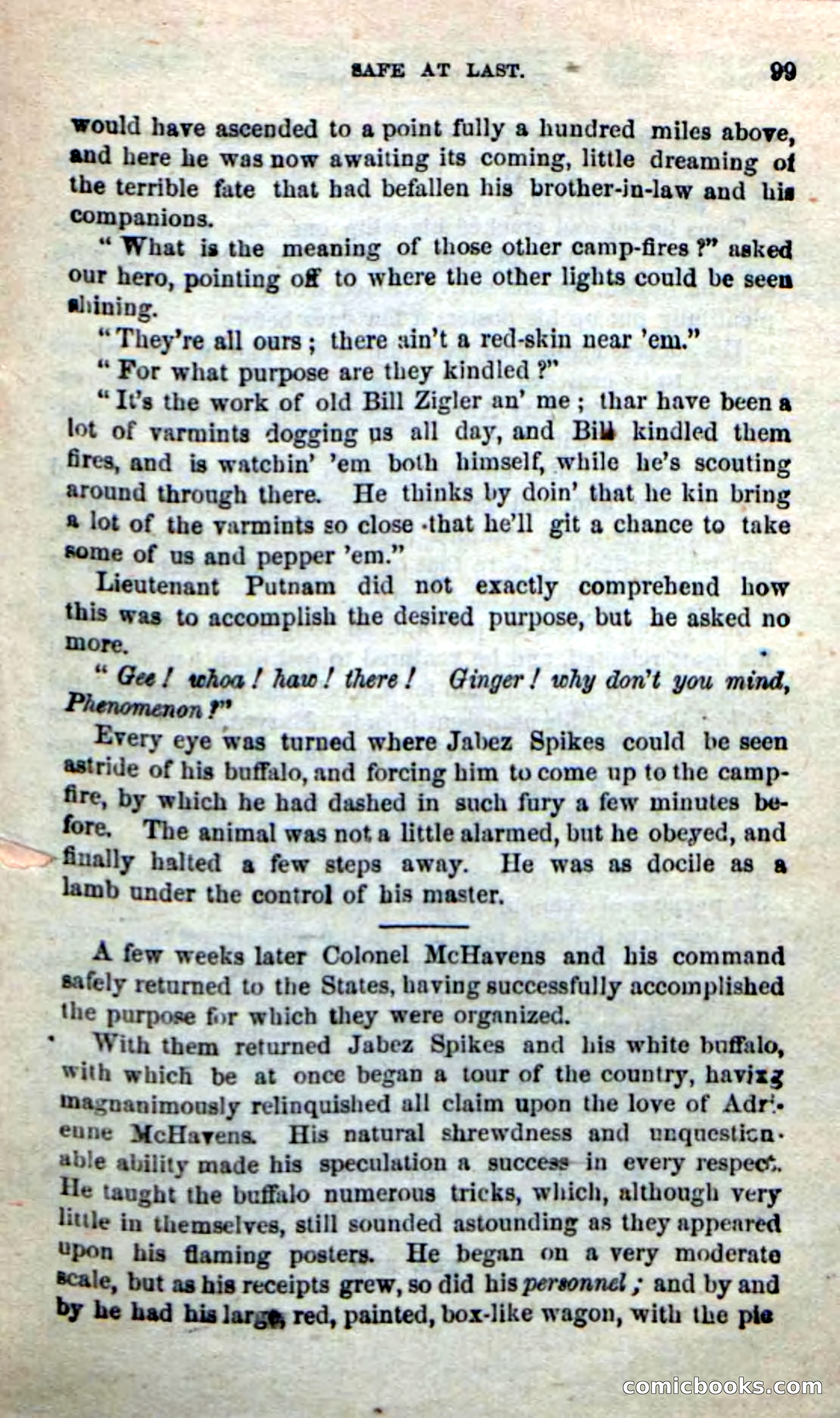 Beadle's New Dime Novels: The Buffalo-Trapper — page 97 of 100