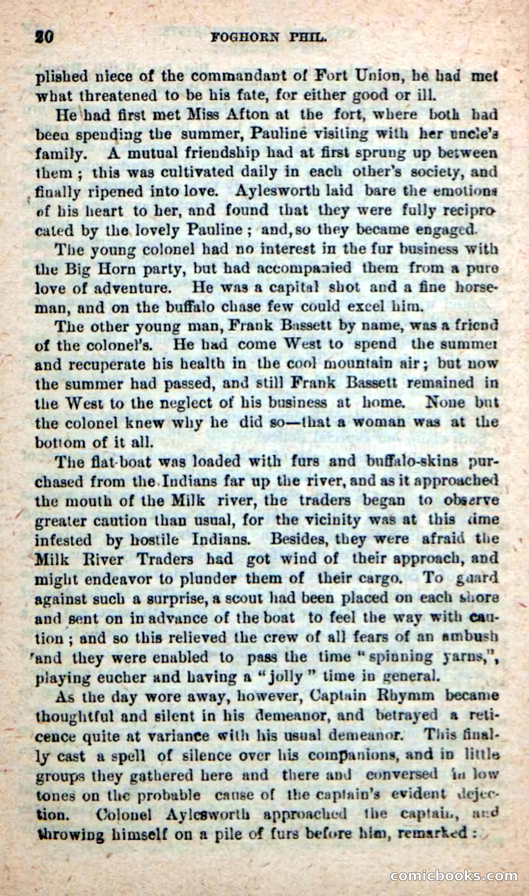 Beadle's New Dime Novels: Foghorn Phil — page 16 of 120