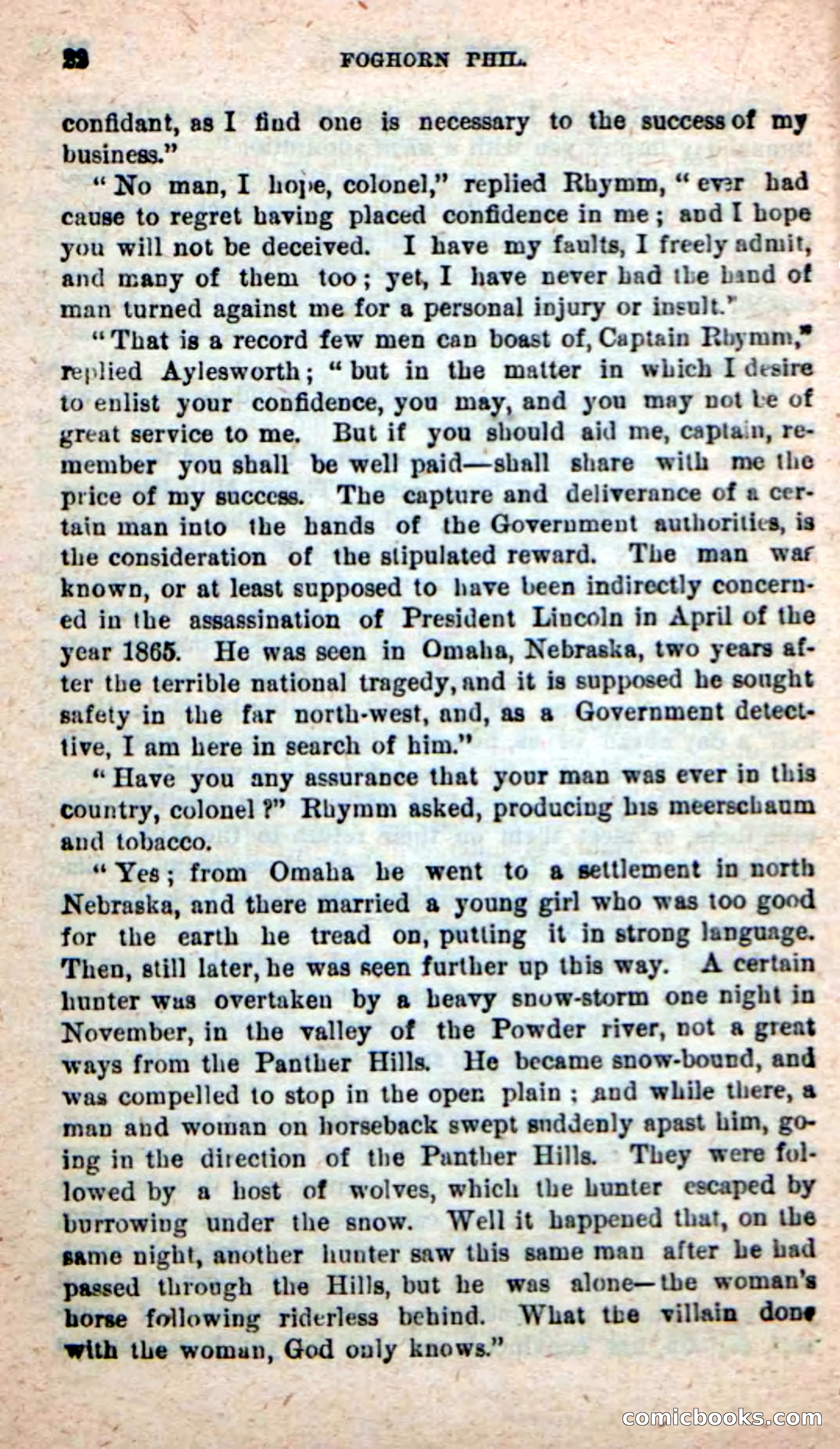 Beadle's New Dime Novels: Foghorn Phil — page 18 of 120