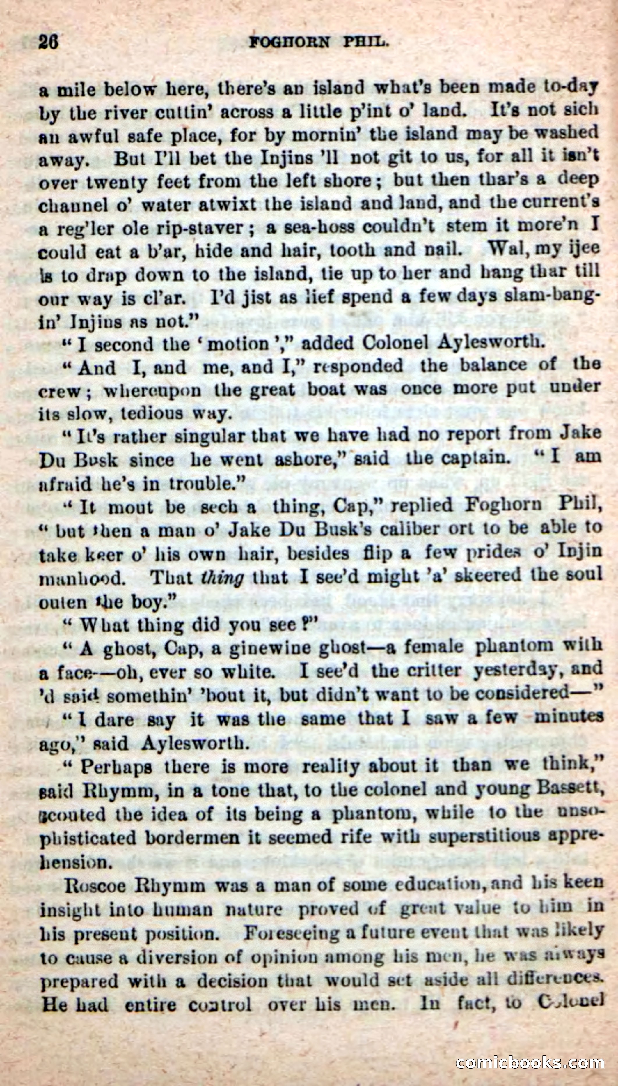 Beadle's New Dime Novels: Foghorn Phil — page 22 of 120