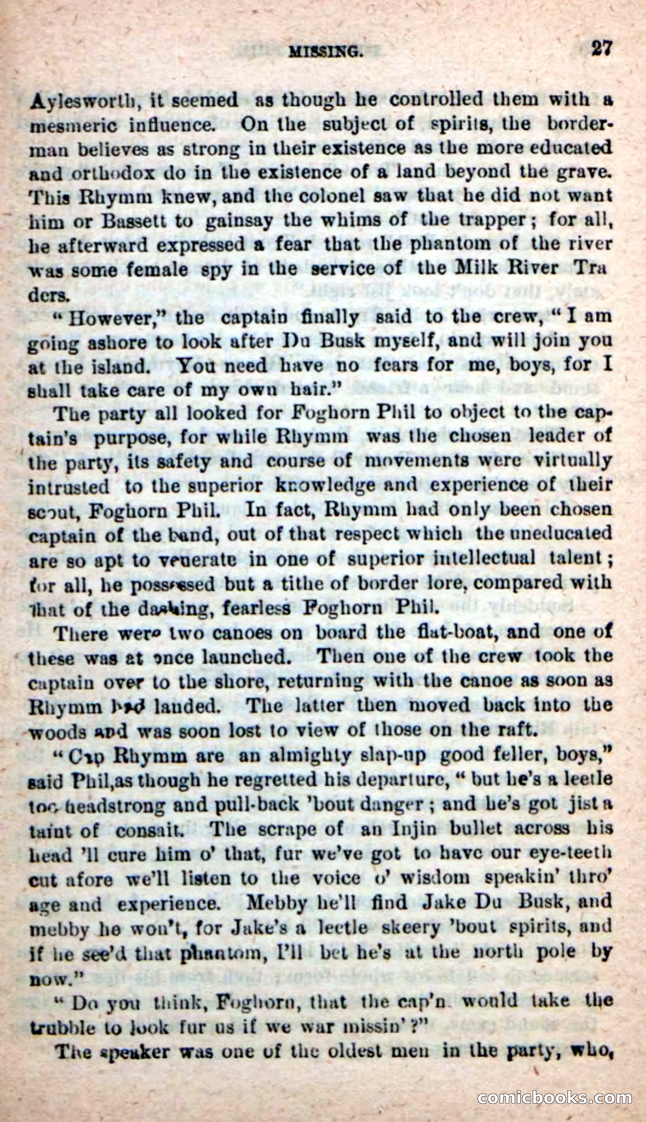 Beadle's New Dime Novels: Foghorn Phil — page 23 of 120