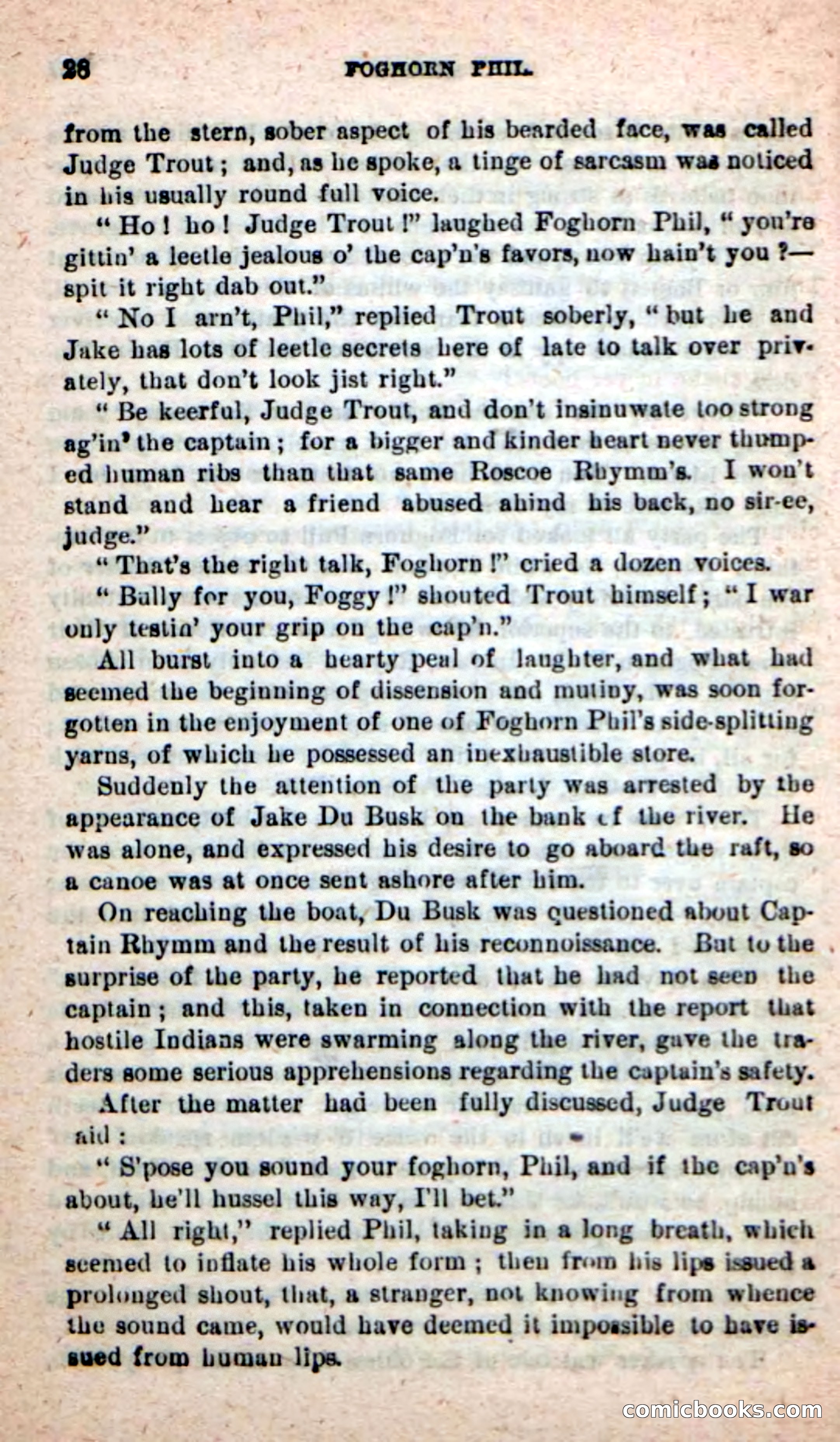 Beadle's New Dime Novels: Foghorn Phil — page 24 of 120