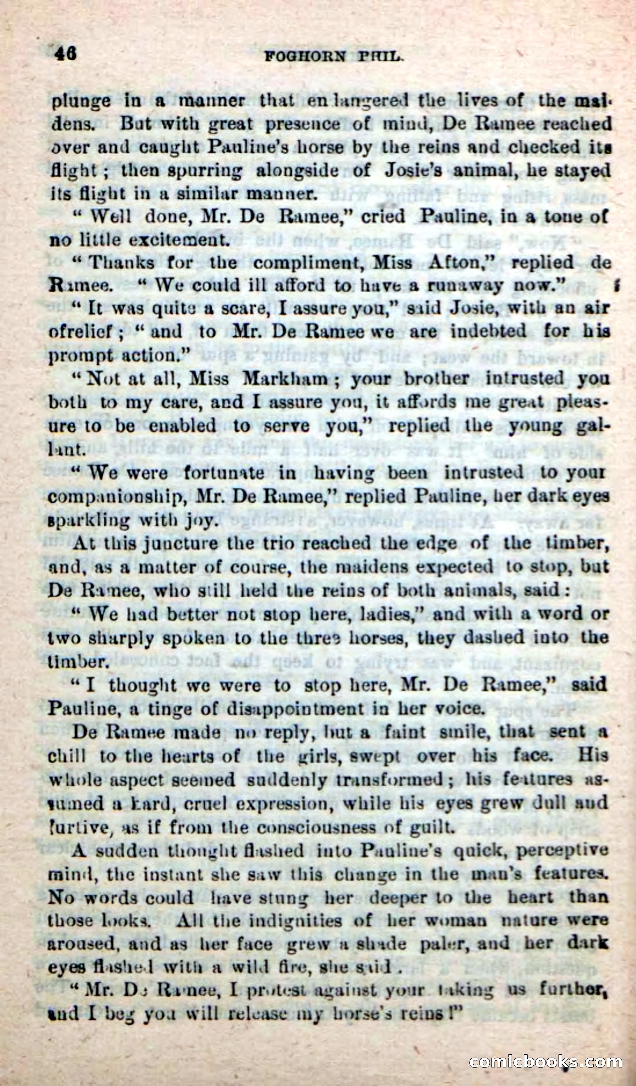 Beadle's New Dime Novels: Foghorn Phil — page 42 of 120