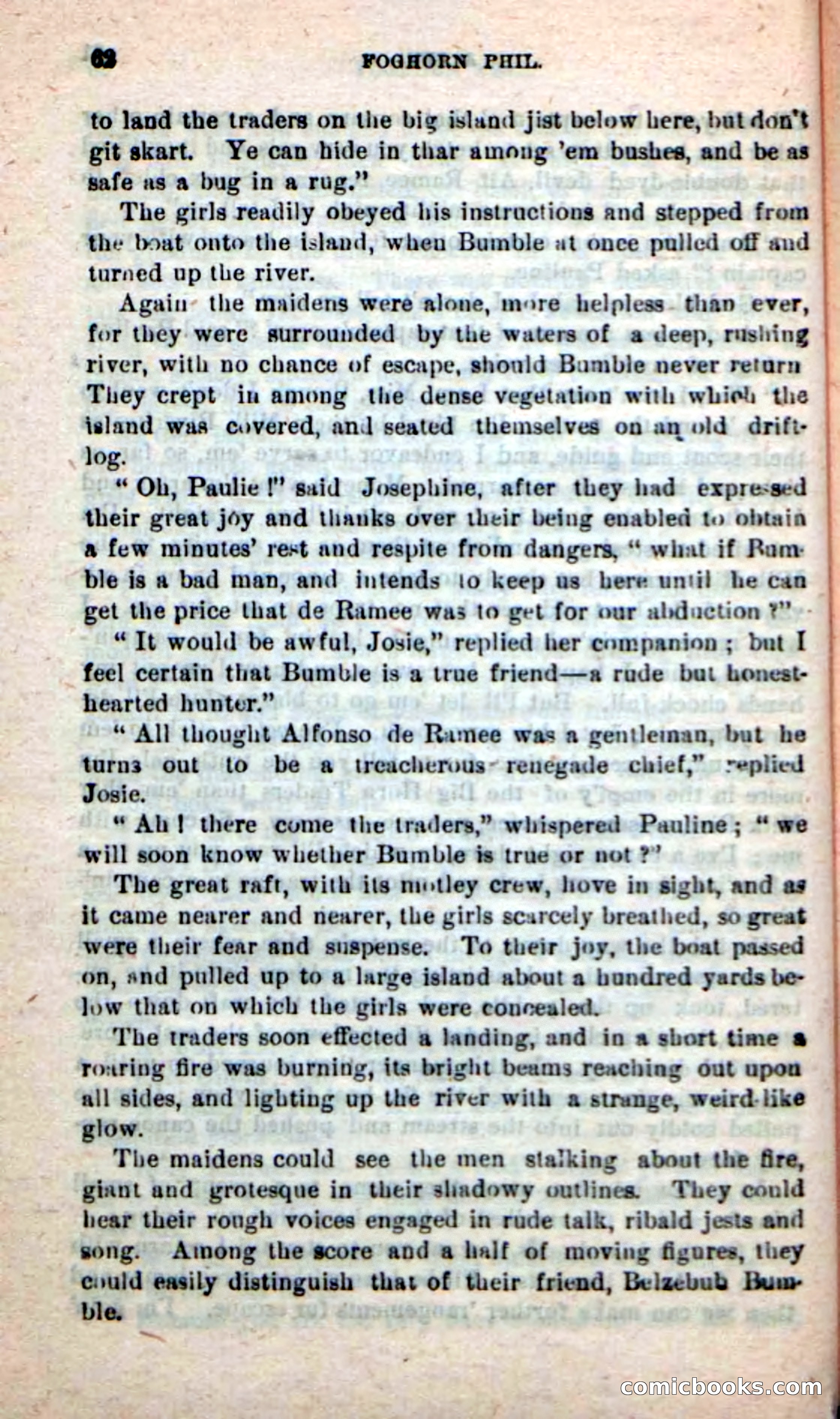 Beadle's New Dime Novels: Foghorn Phil — page 58 of 120
