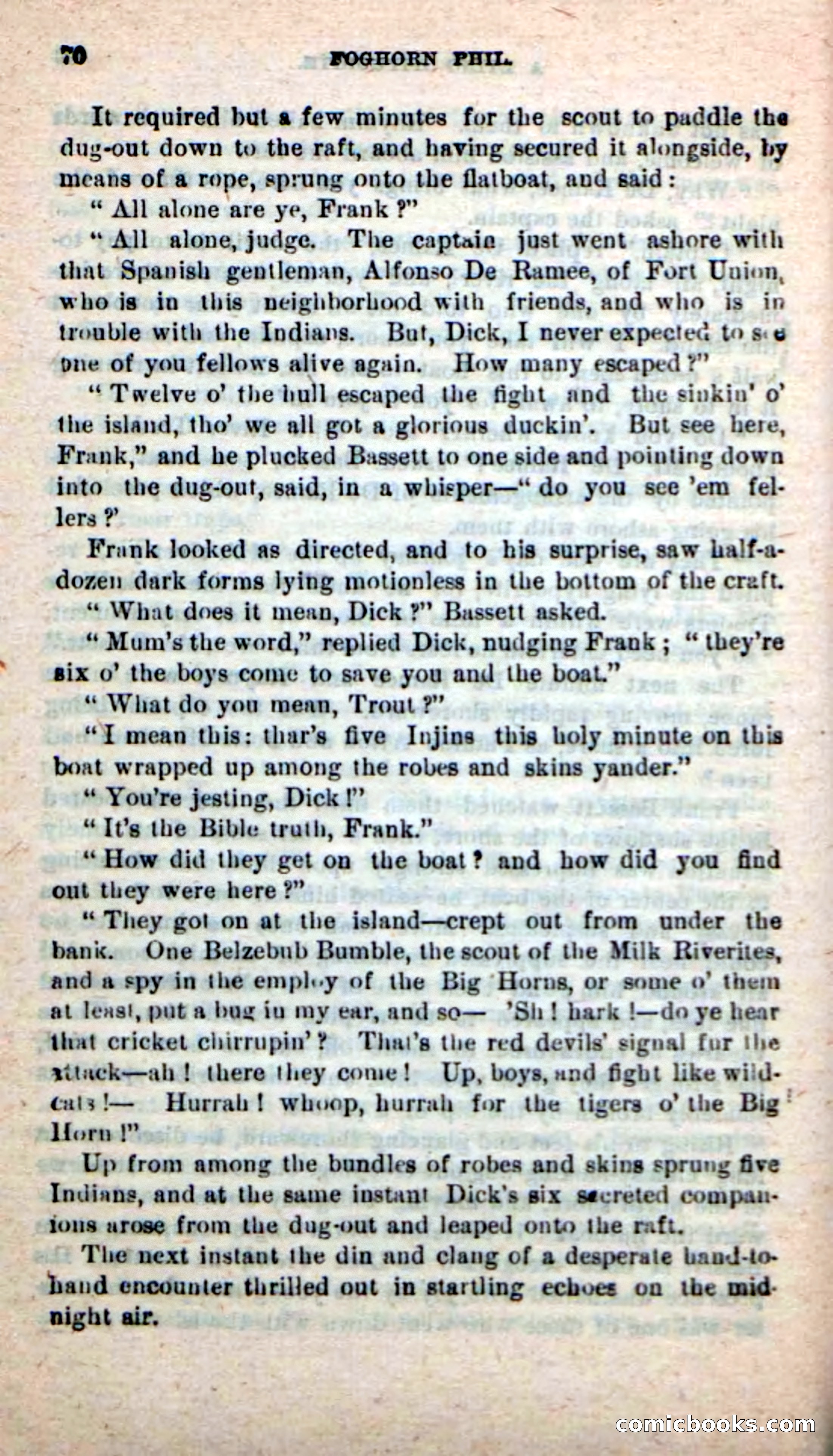 Beadle's New Dime Novels: Foghorn Phil — page 66 of 120