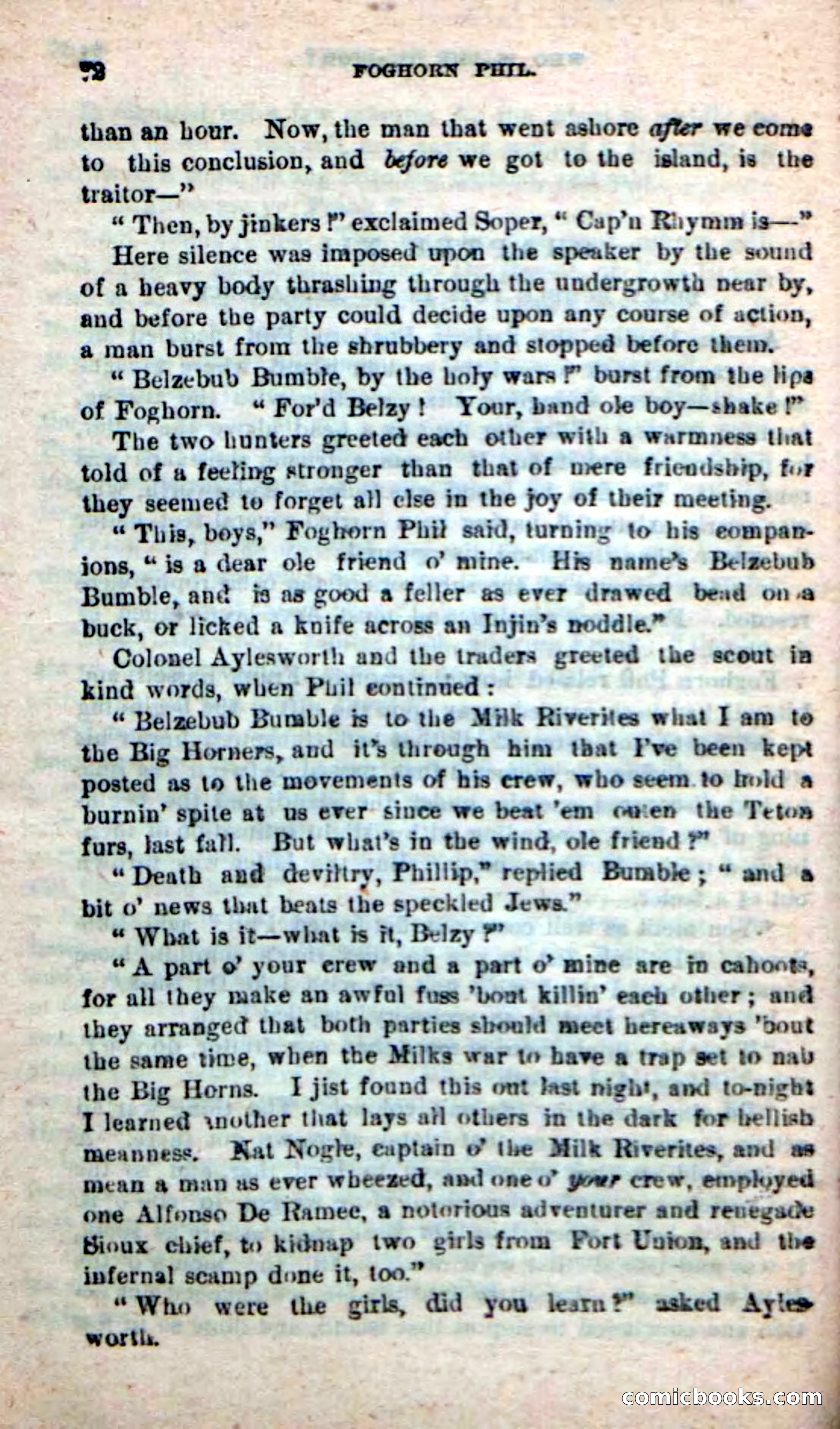 Beadle's New Dime Novels: Foghorn Phil — page 68 of 120
