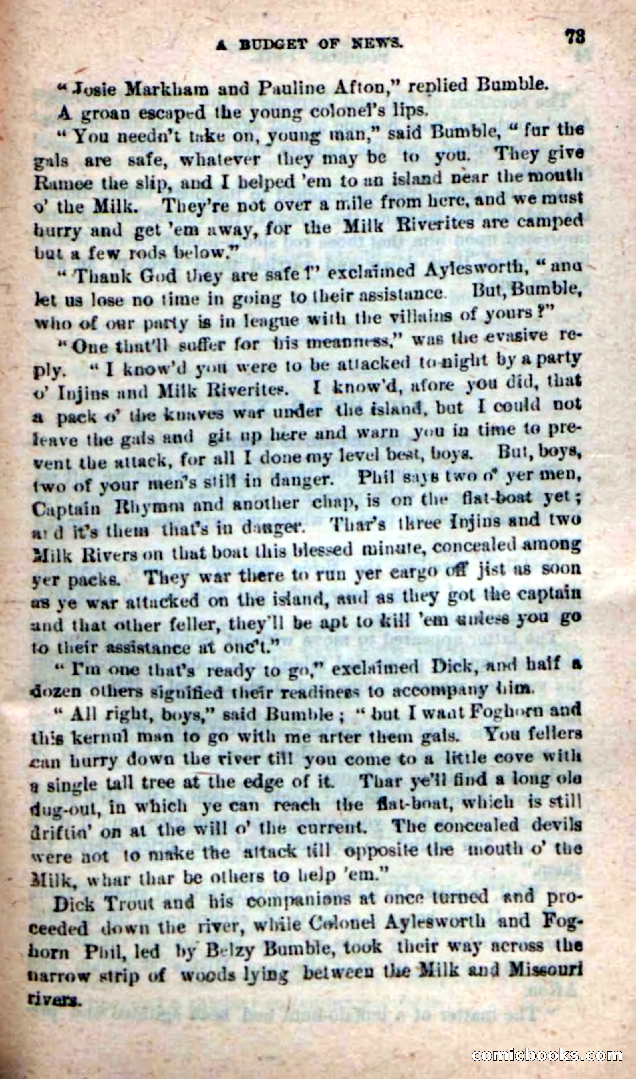 Beadle's New Dime Novels: Foghorn Phil — page 69 of 120