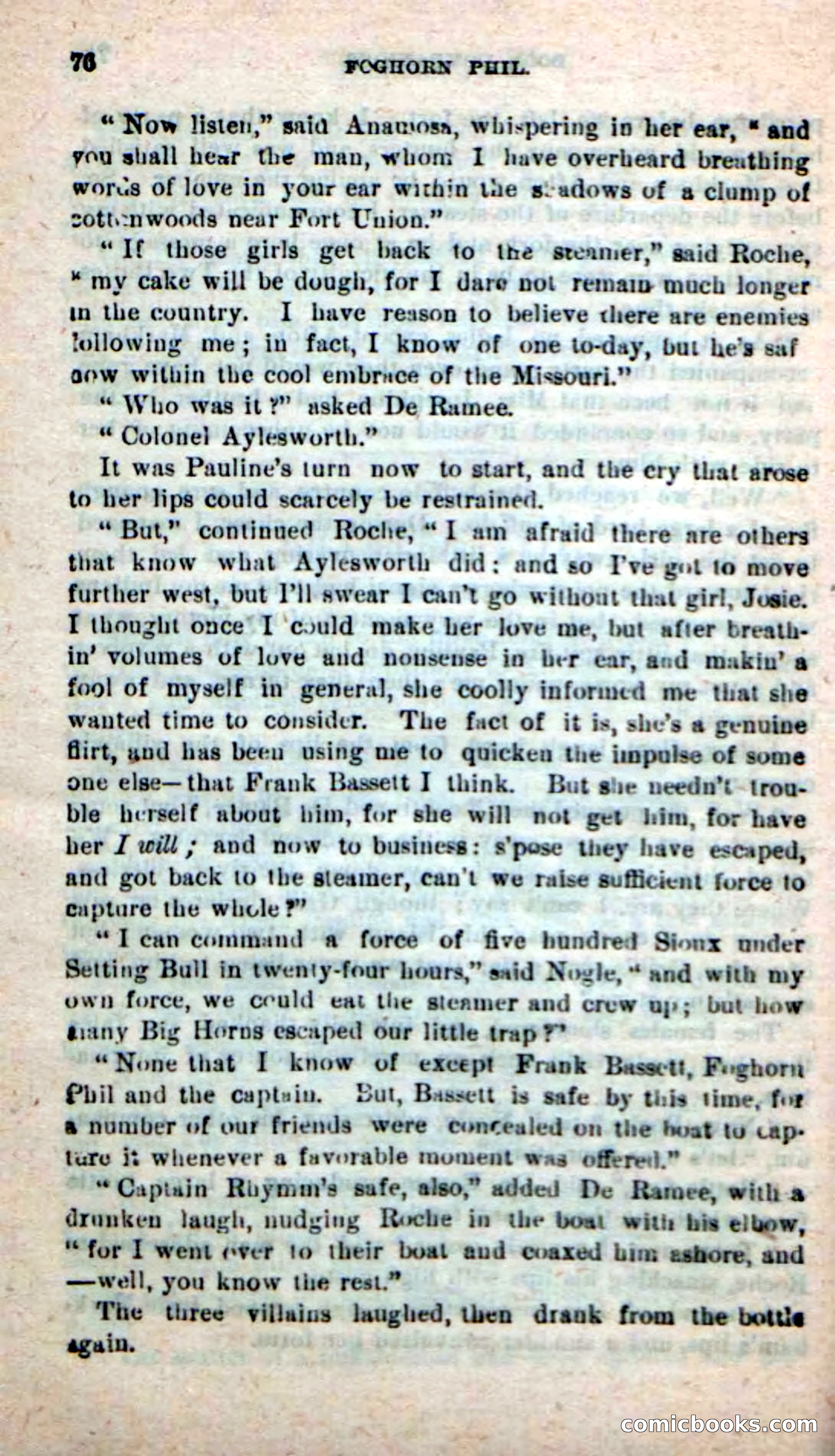 Beadle's New Dime Novels: Foghorn Phil — page 72 of 120