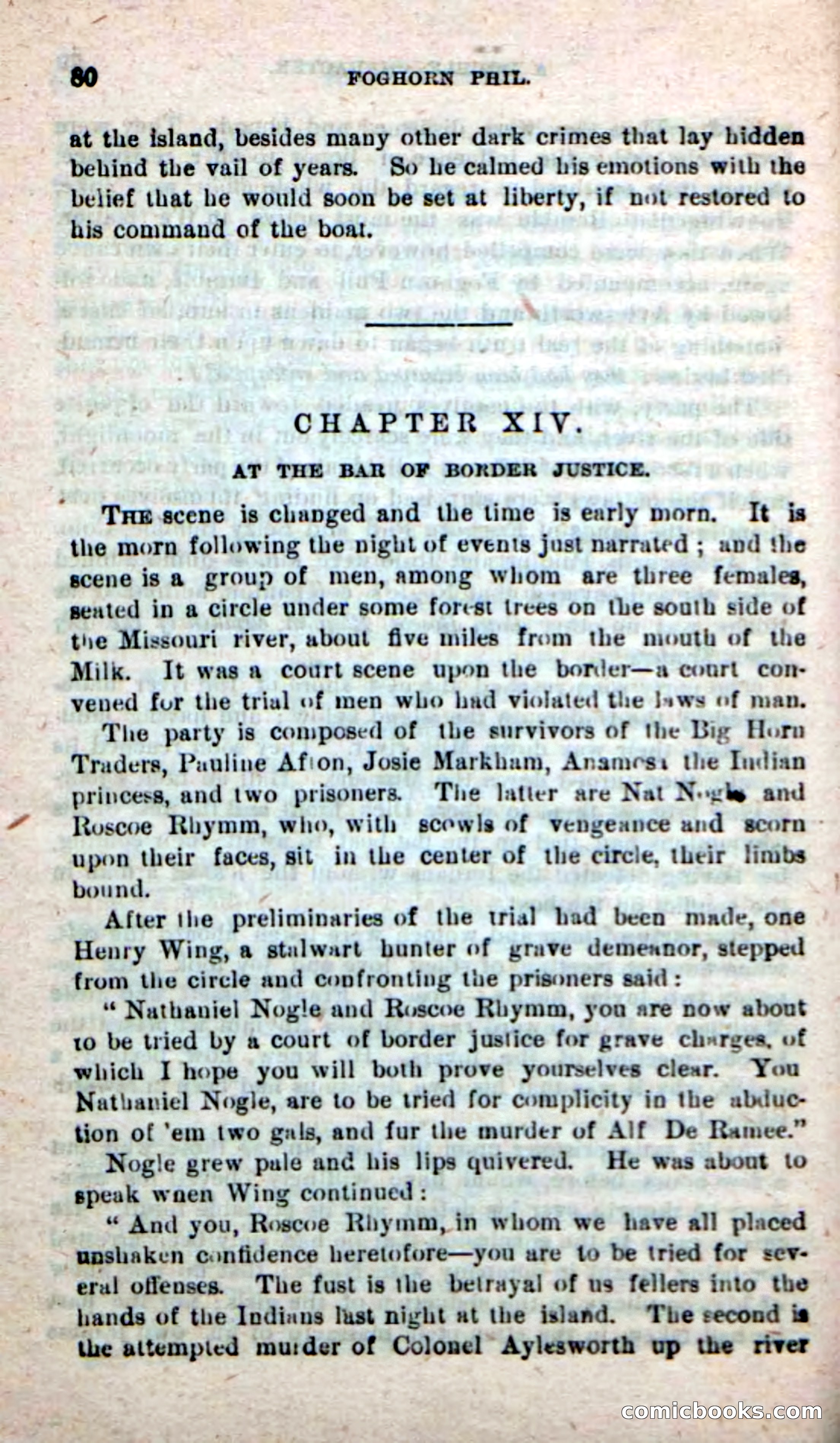 Beadle's New Dime Novels: Foghorn Phil — page 76 of 120