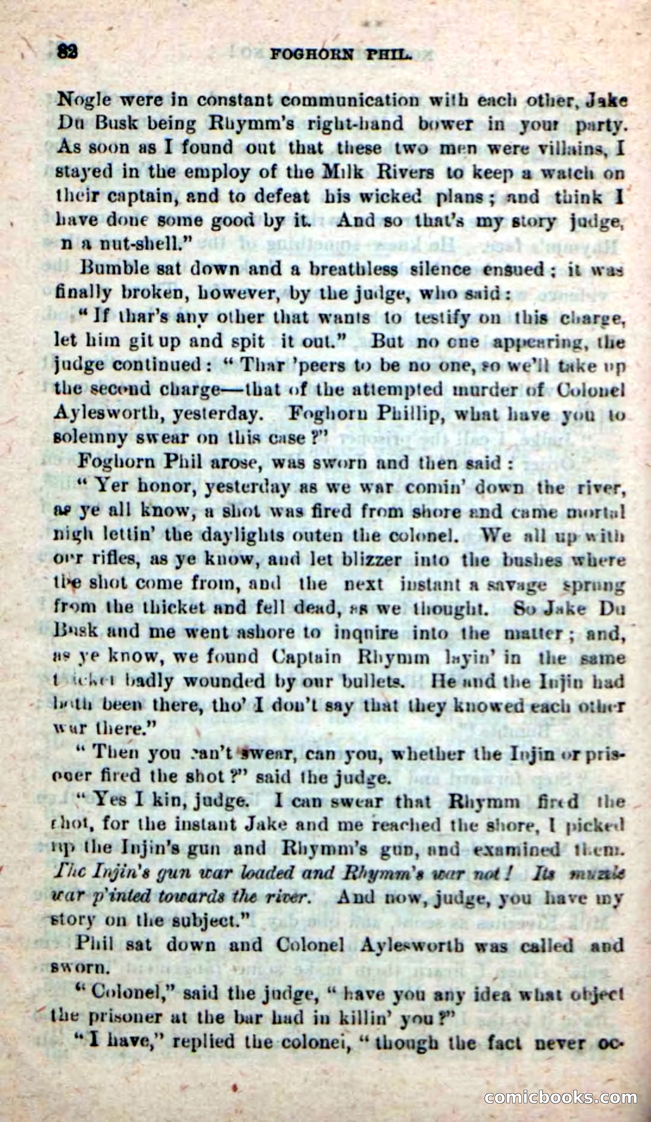 Beadle's New Dime Novels: Foghorn Phil — page 78 of 120
