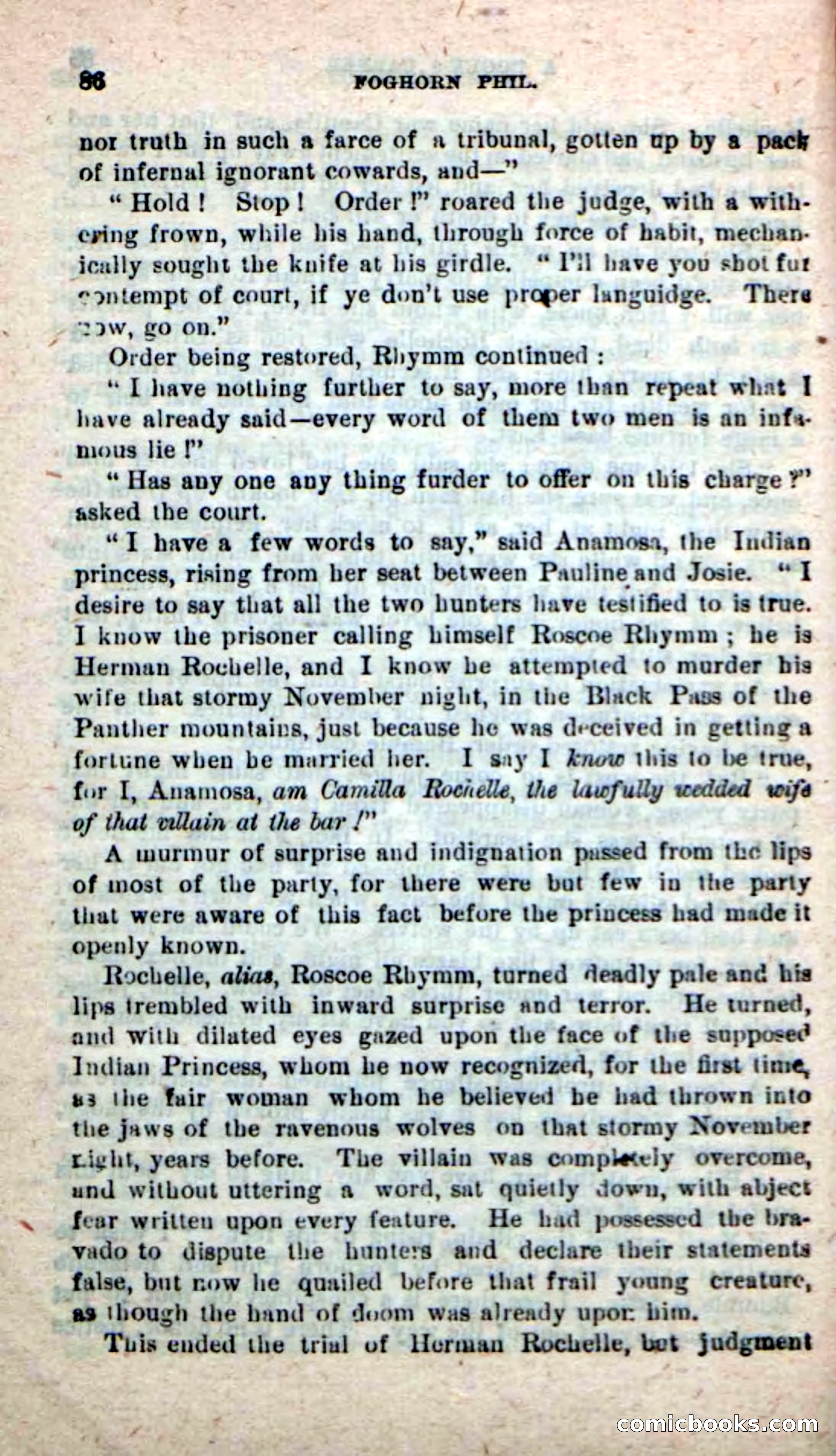 Beadle's New Dime Novels: Foghorn Phil — page 82 of 120