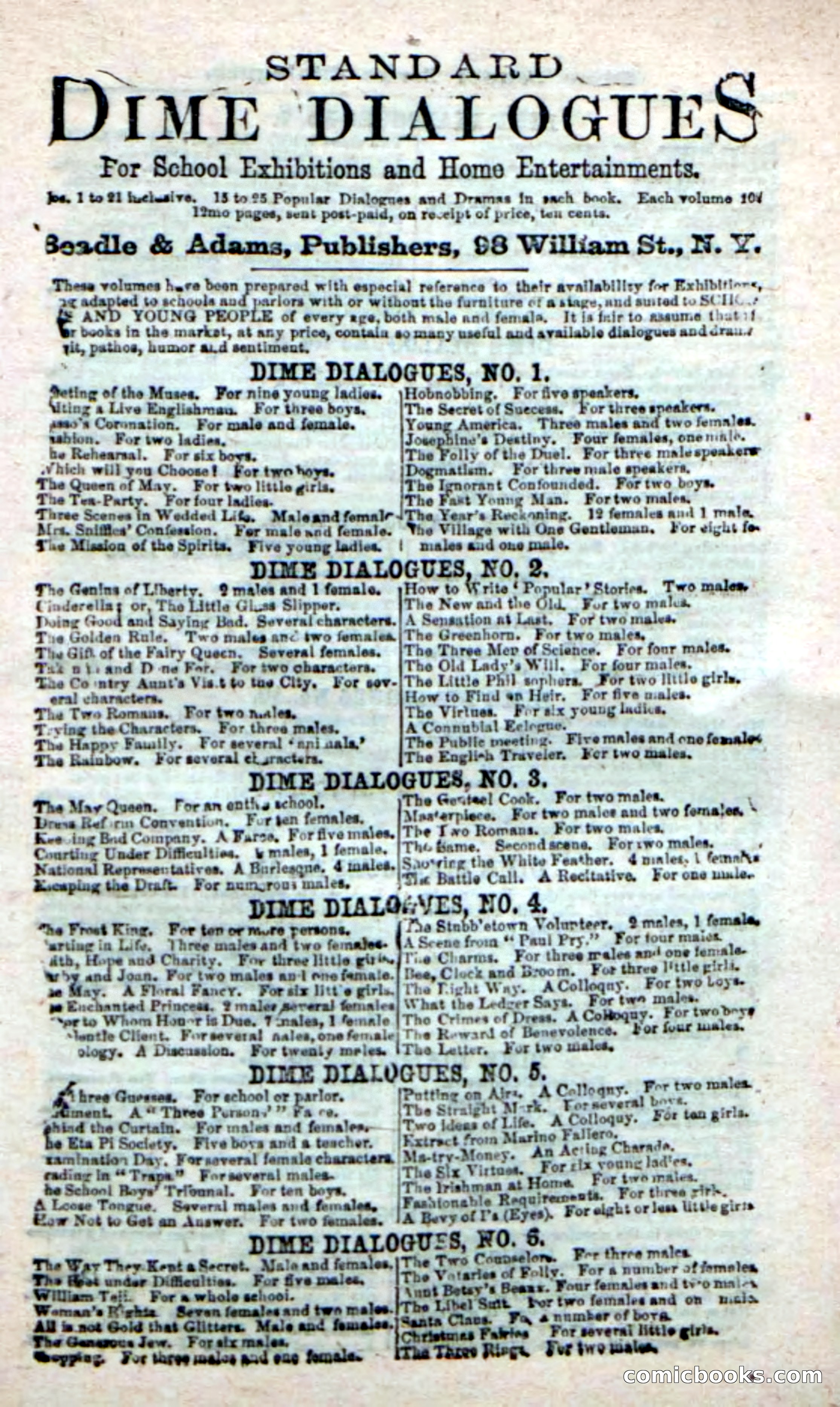 Beadle's New Dime Novels: Foghorn Phil — page 109 of 120