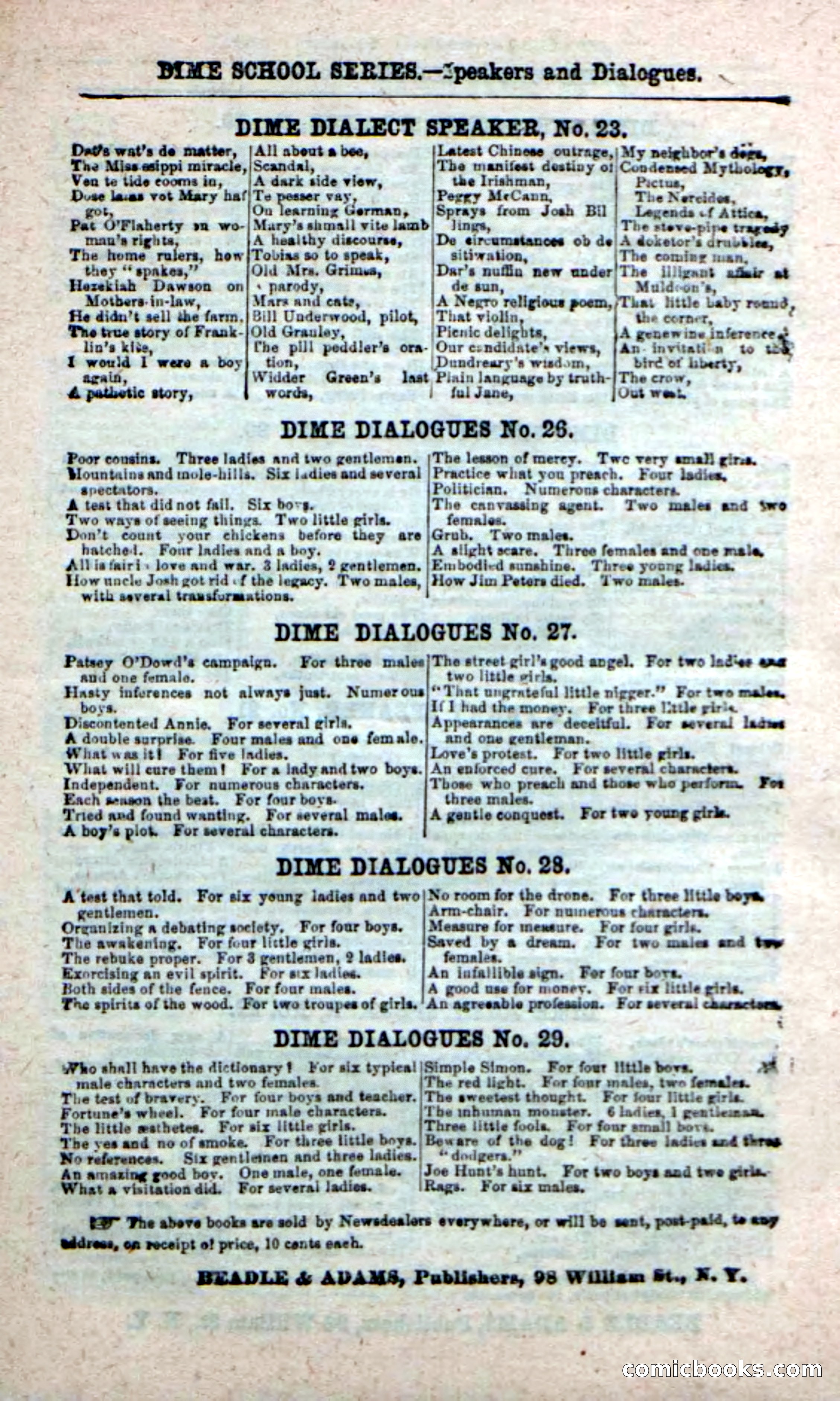 Beadle's New Dime Novels: Foghorn Phil — page 118 of 120