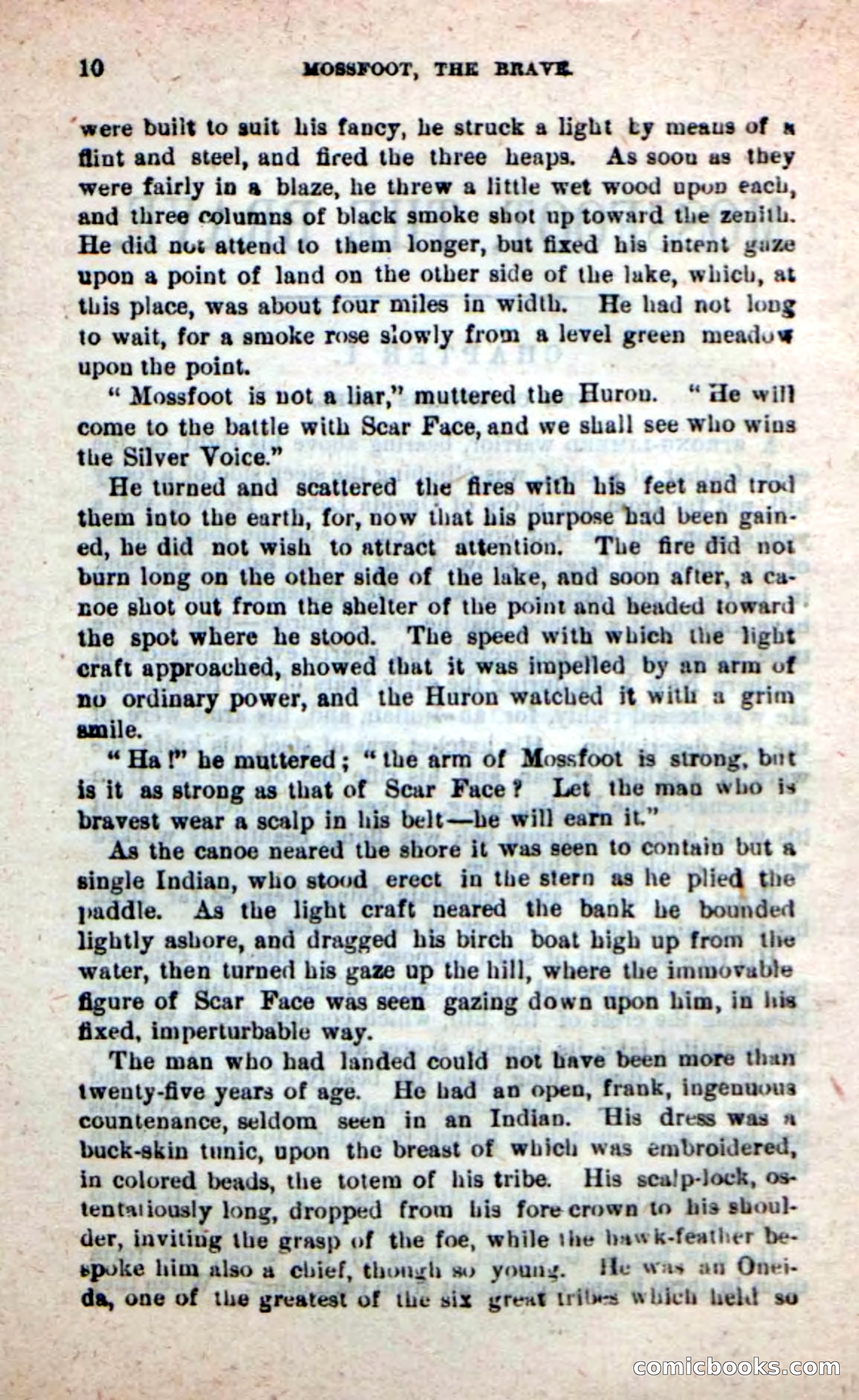 Beadle's New Dime Novels: Mossfoot, the Brave — page 6 of 100