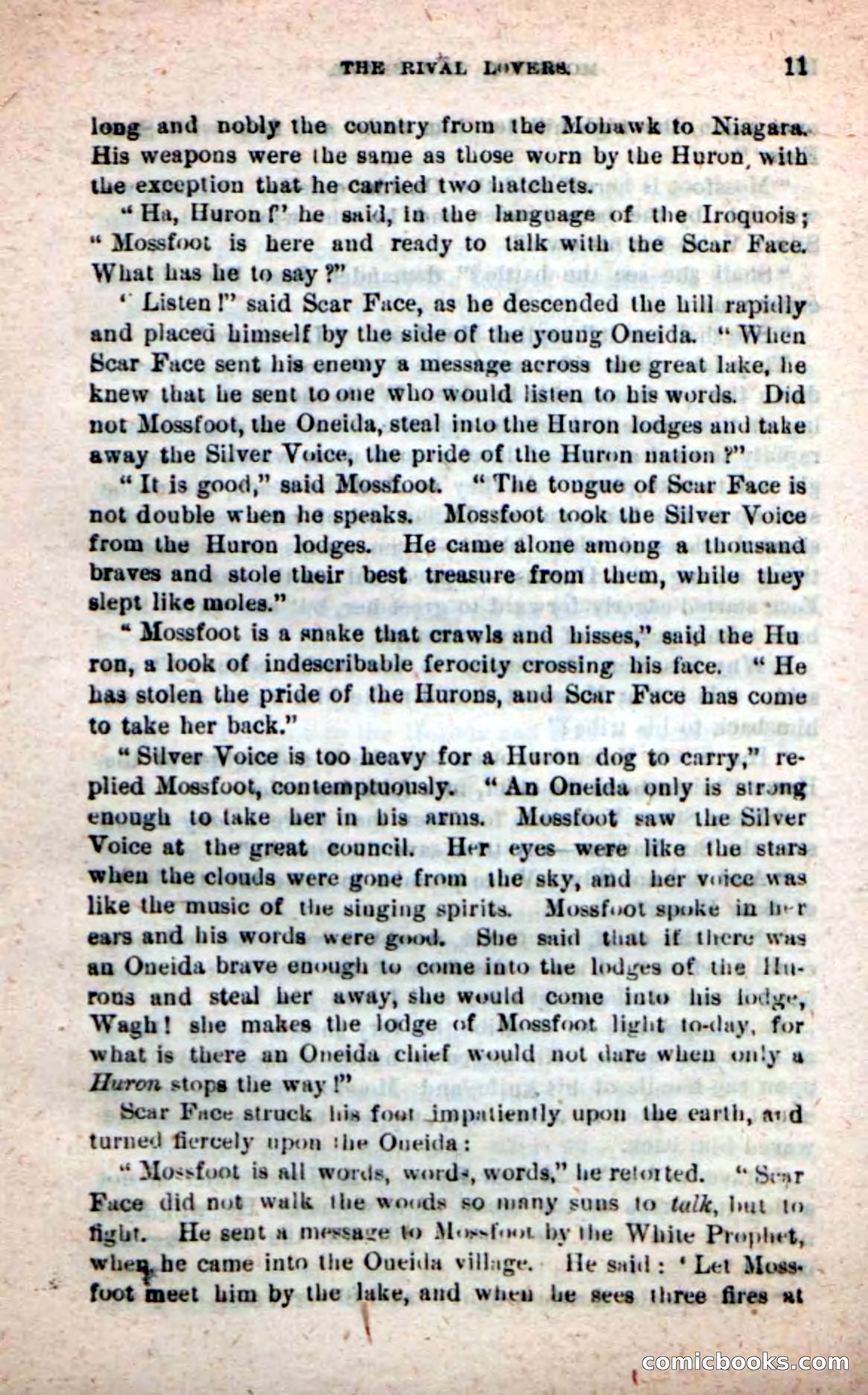 Beadle's New Dime Novels: Mossfoot, the Brave — page 7 of 100