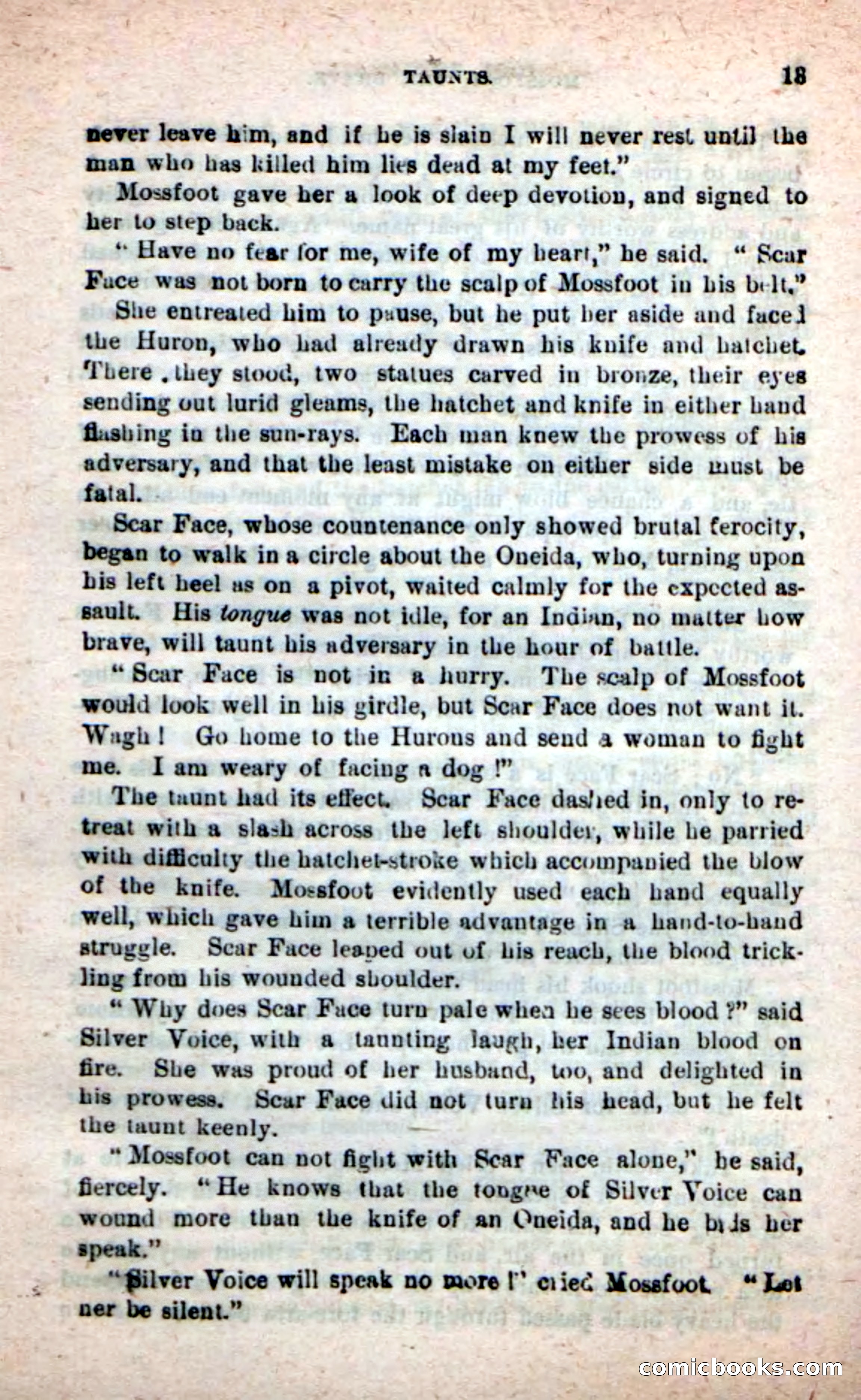 Beadle's New Dime Novels: Mossfoot, the Brave — page 9 of 100
