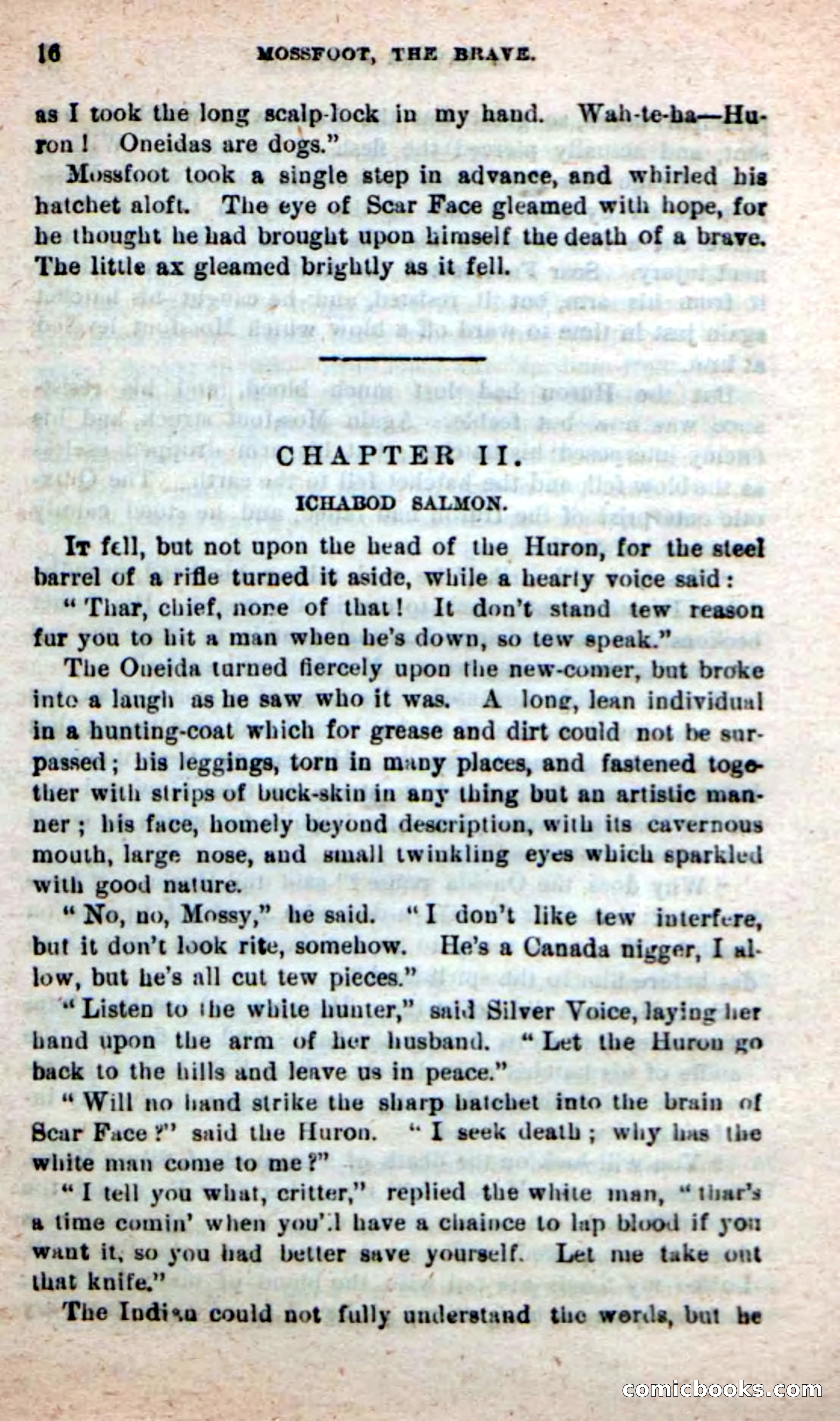 Beadle's New Dime Novels: Mossfoot, the Brave — page 12 of 100