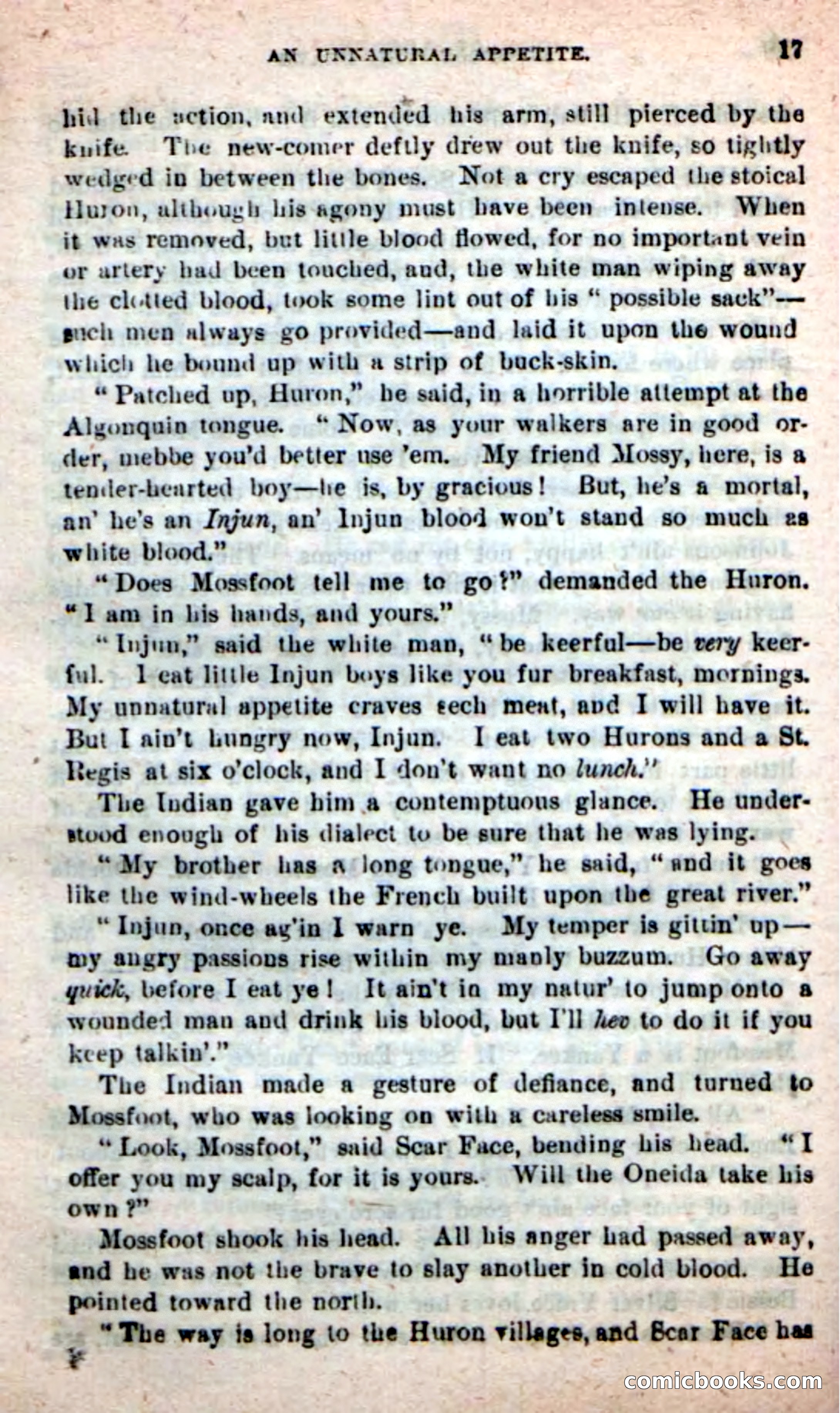 Beadle's New Dime Novels: Mossfoot, the Brave — page 13 of 100