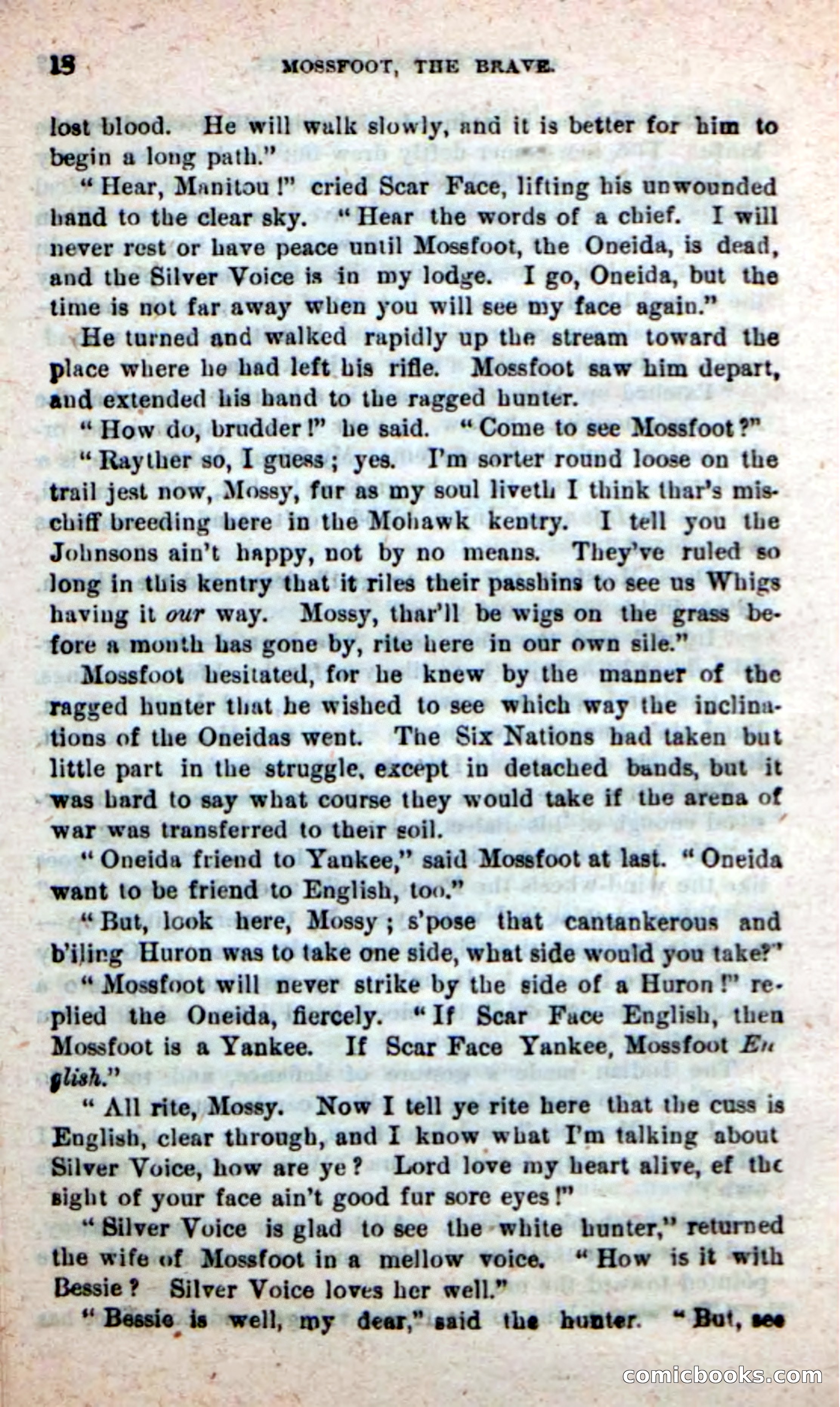 Beadle's New Dime Novels: Mossfoot, the Brave — page 14 of 100