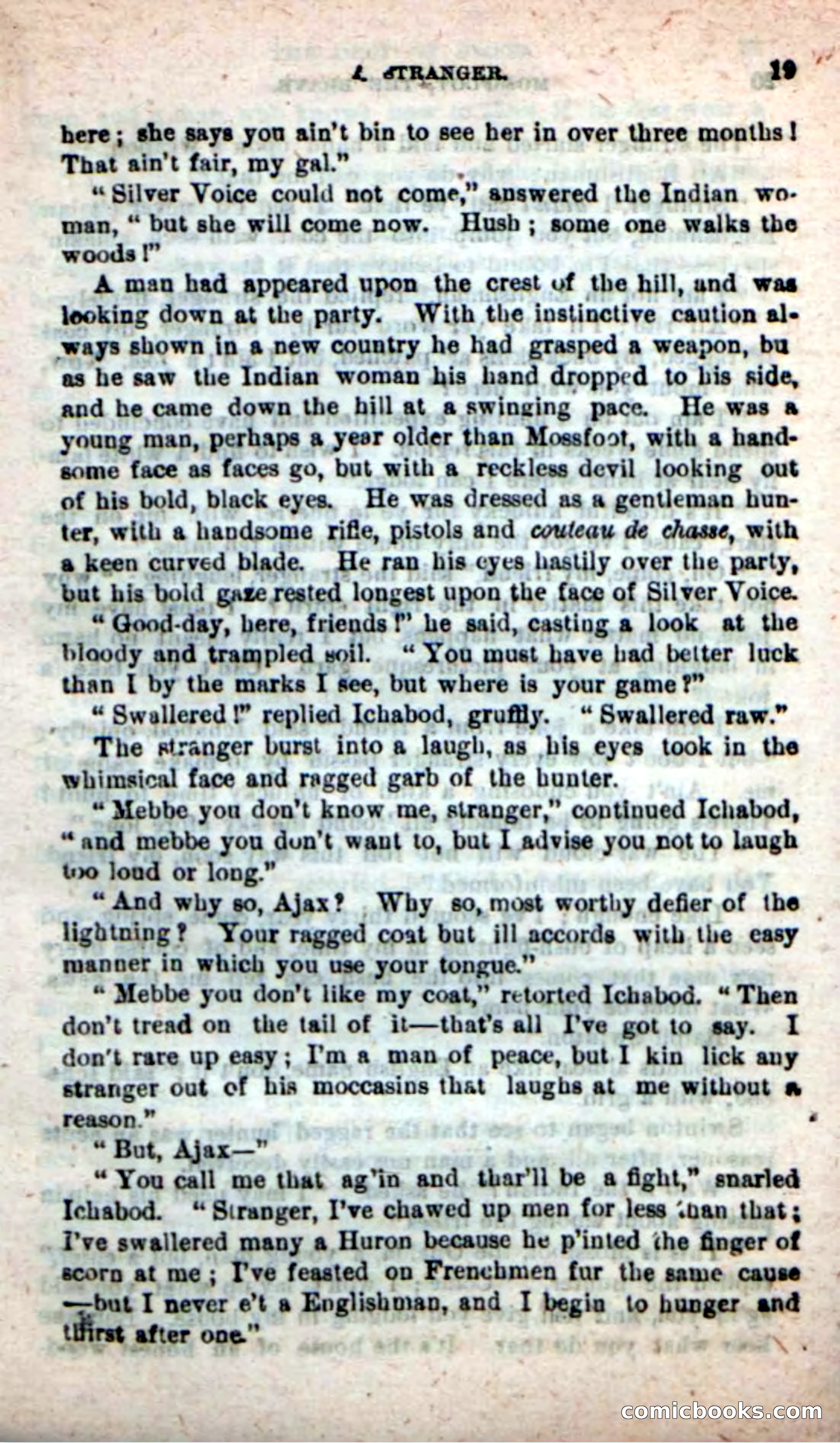Beadle's New Dime Novels: Mossfoot, the Brave — page 15 of 100