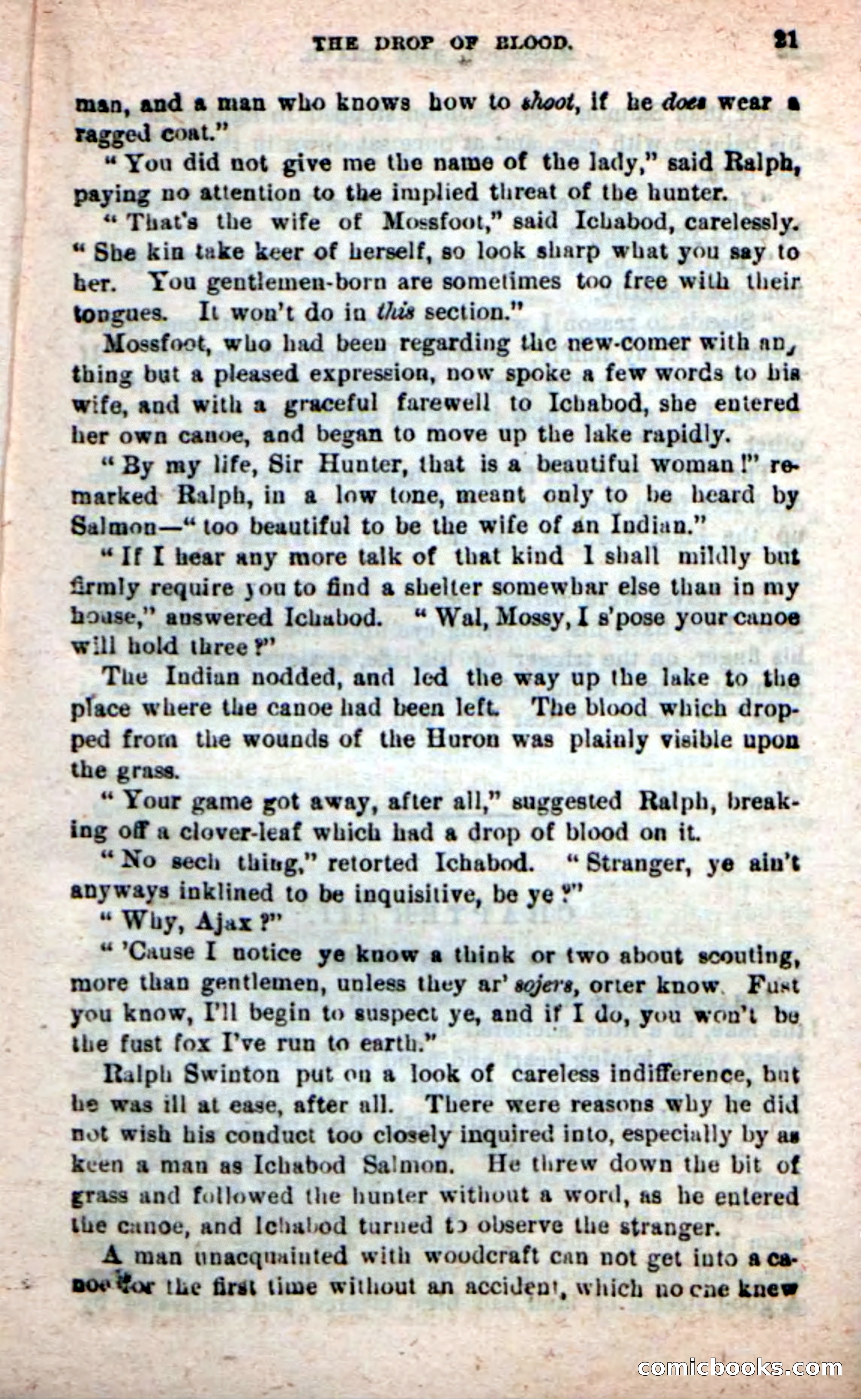 Beadle's New Dime Novels: Mossfoot, the Brave — page 17 of 100