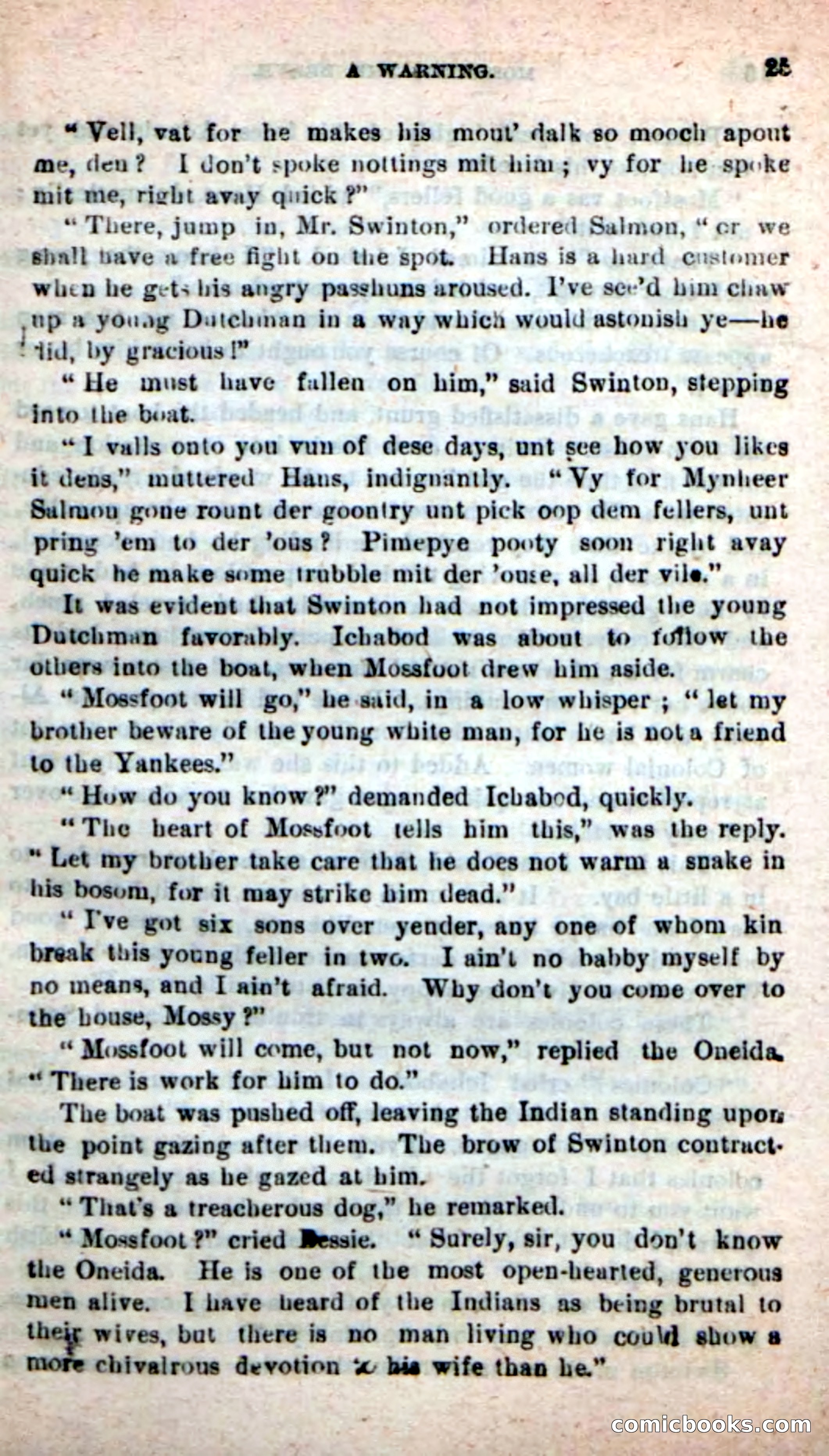 Beadle's New Dime Novels: Mossfoot, the Brave — page 21 of 100