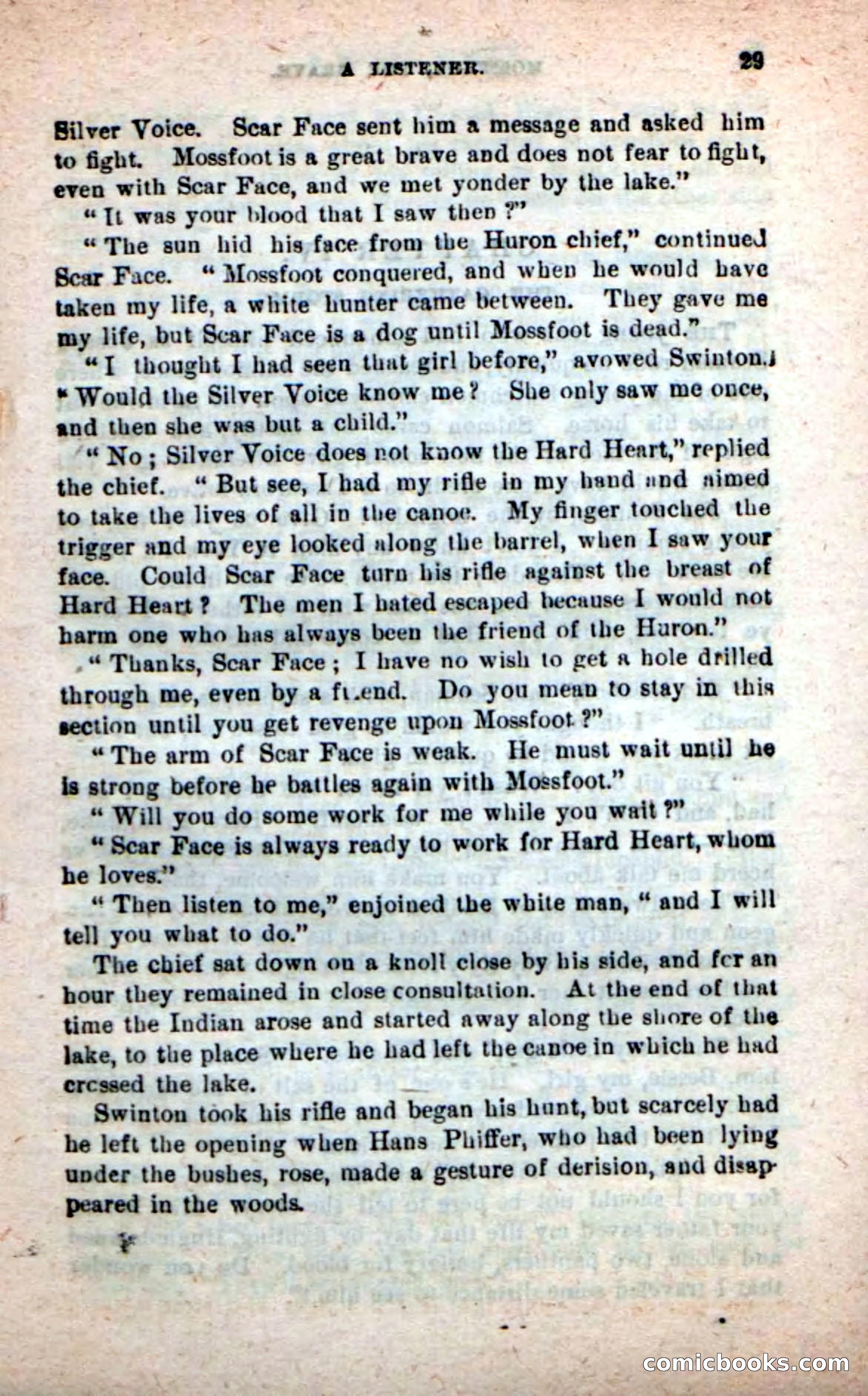 Beadle's New Dime Novels: Mossfoot, the Brave — page 25 of 100