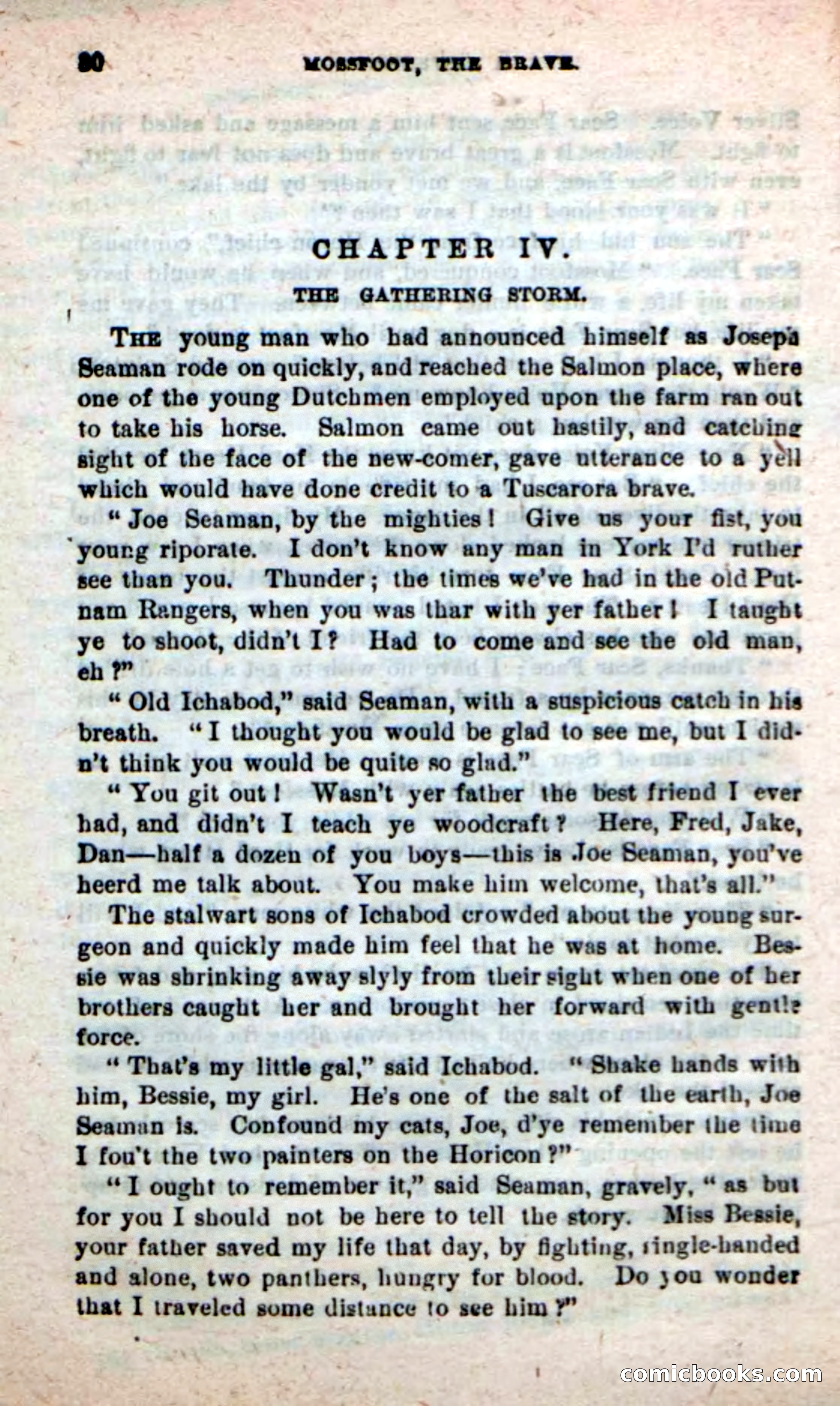 Beadle's New Dime Novels: Mossfoot, the Brave — page 26 of 100
