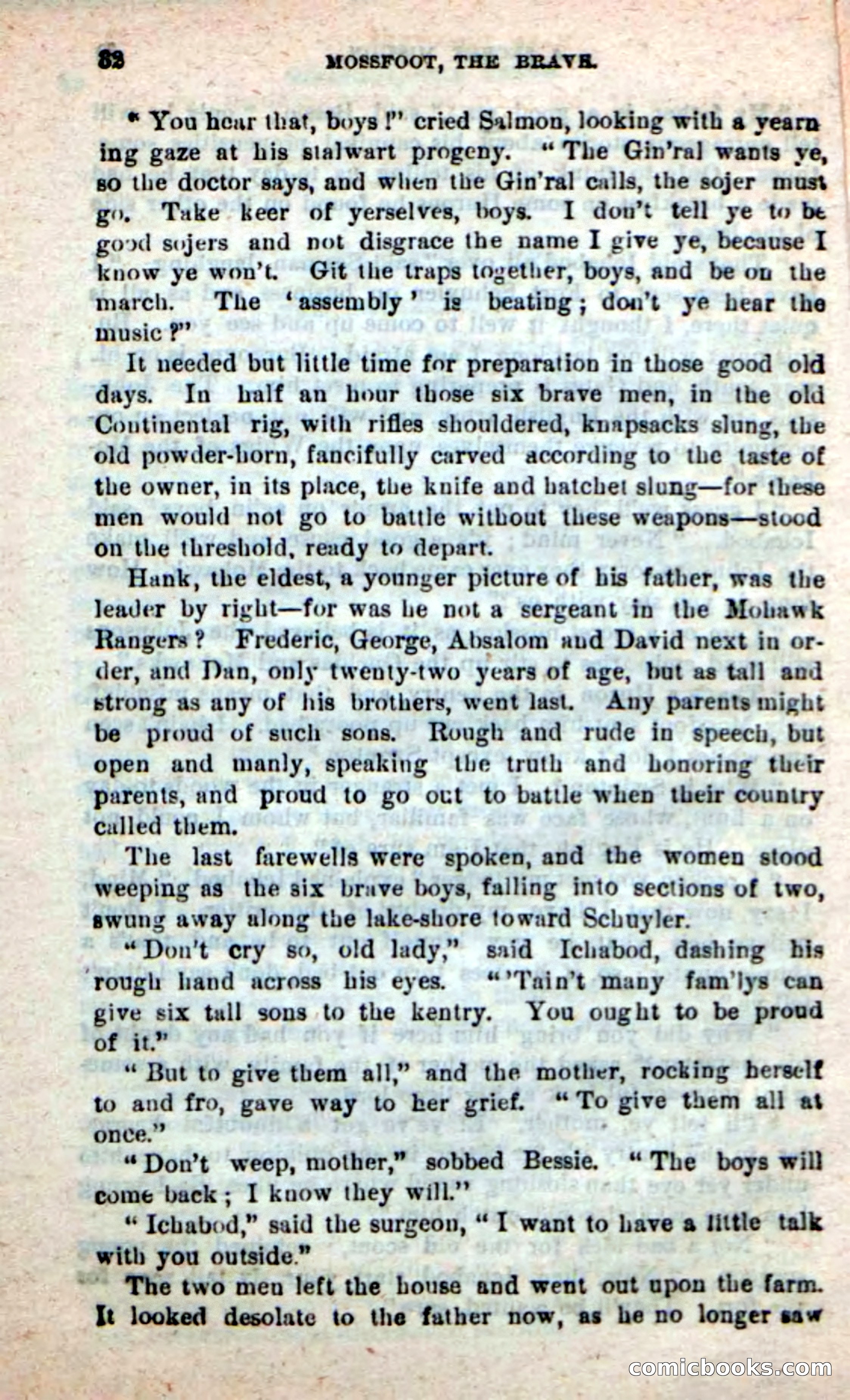 Beadle's New Dime Novels: Mossfoot, the Brave — page 28 of 100