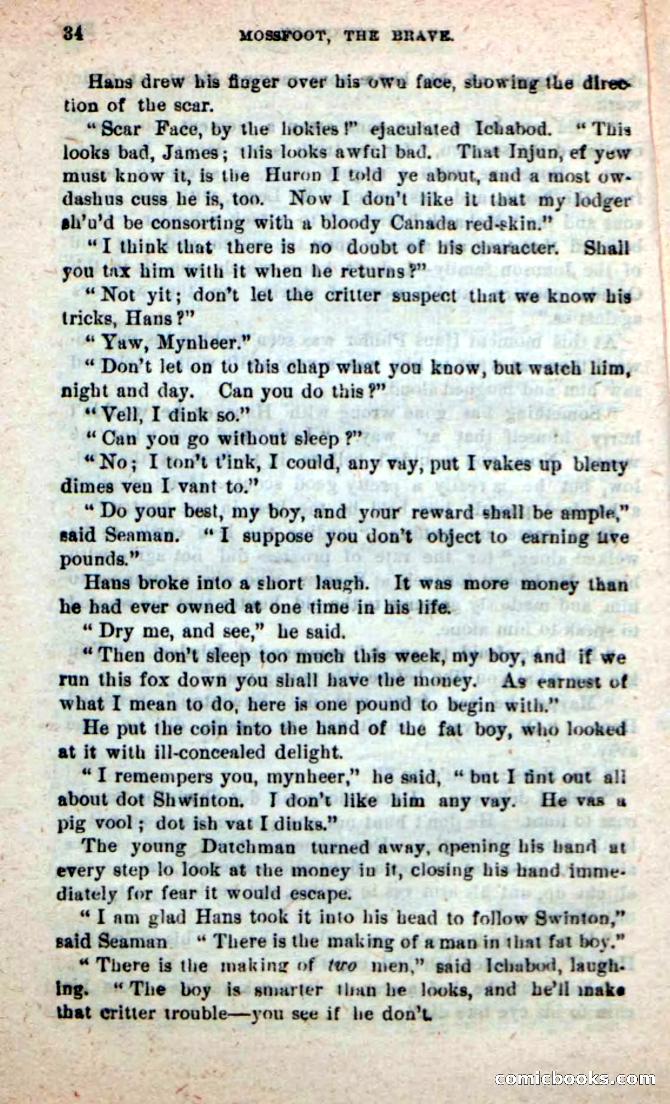 Beadle's New Dime Novels: Mossfoot, the Brave — page 30 of 100