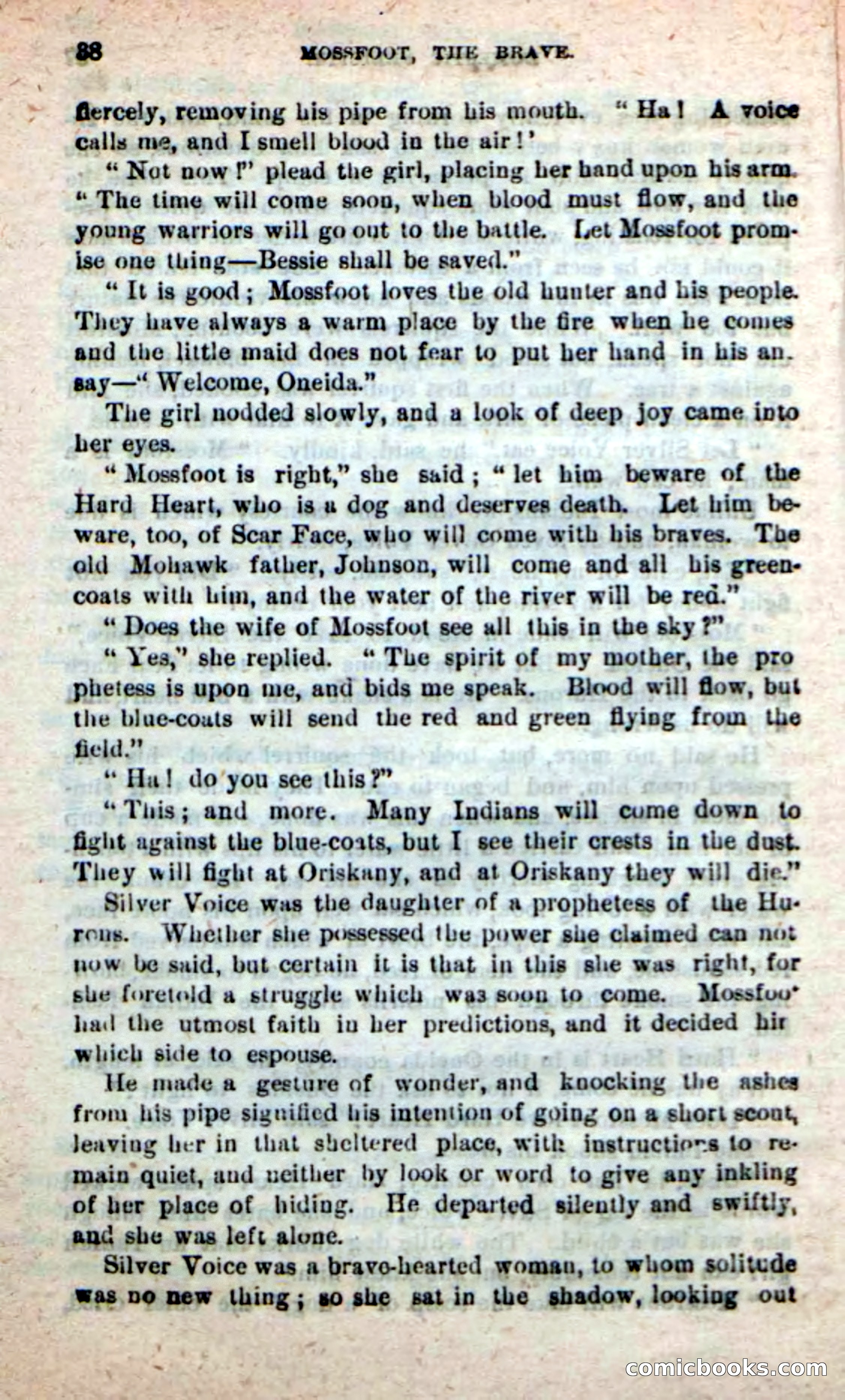 Beadle's New Dime Novels: Mossfoot, the Brave — page 34 of 100