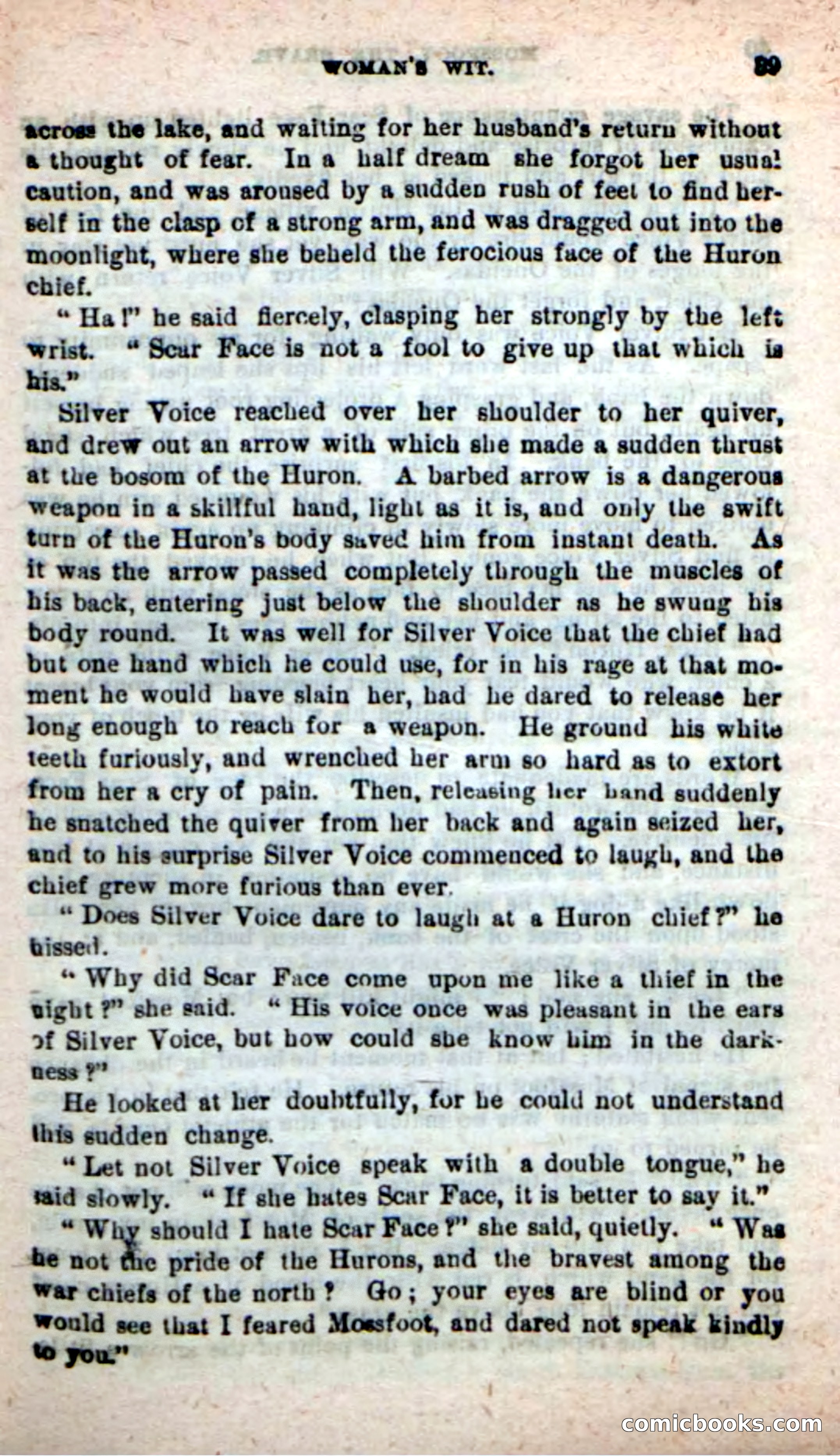Beadle's New Dime Novels: Mossfoot, the Brave — page 35 of 100