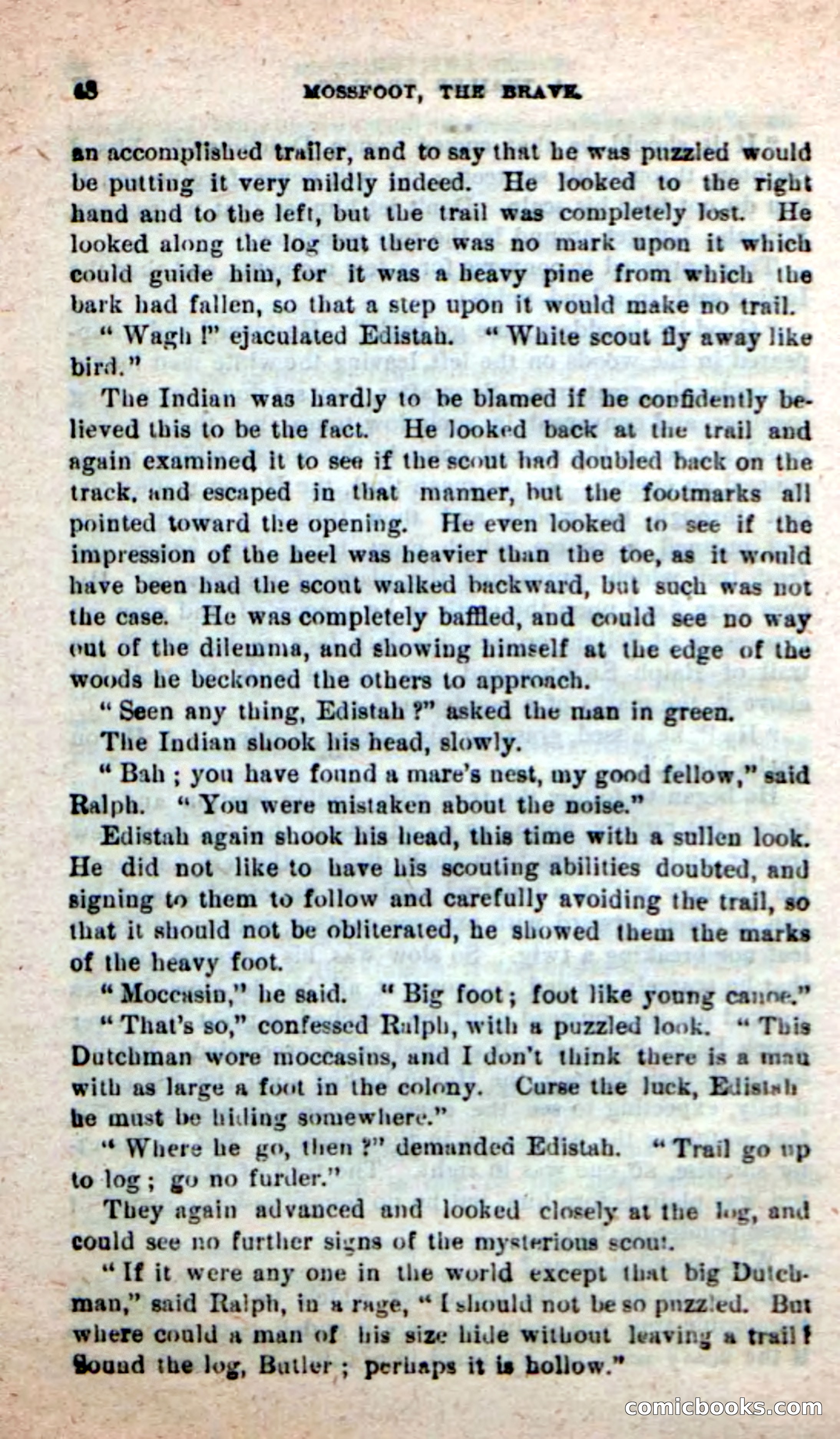Beadle's New Dime Novels: Mossfoot, the Brave — page 44 of 100