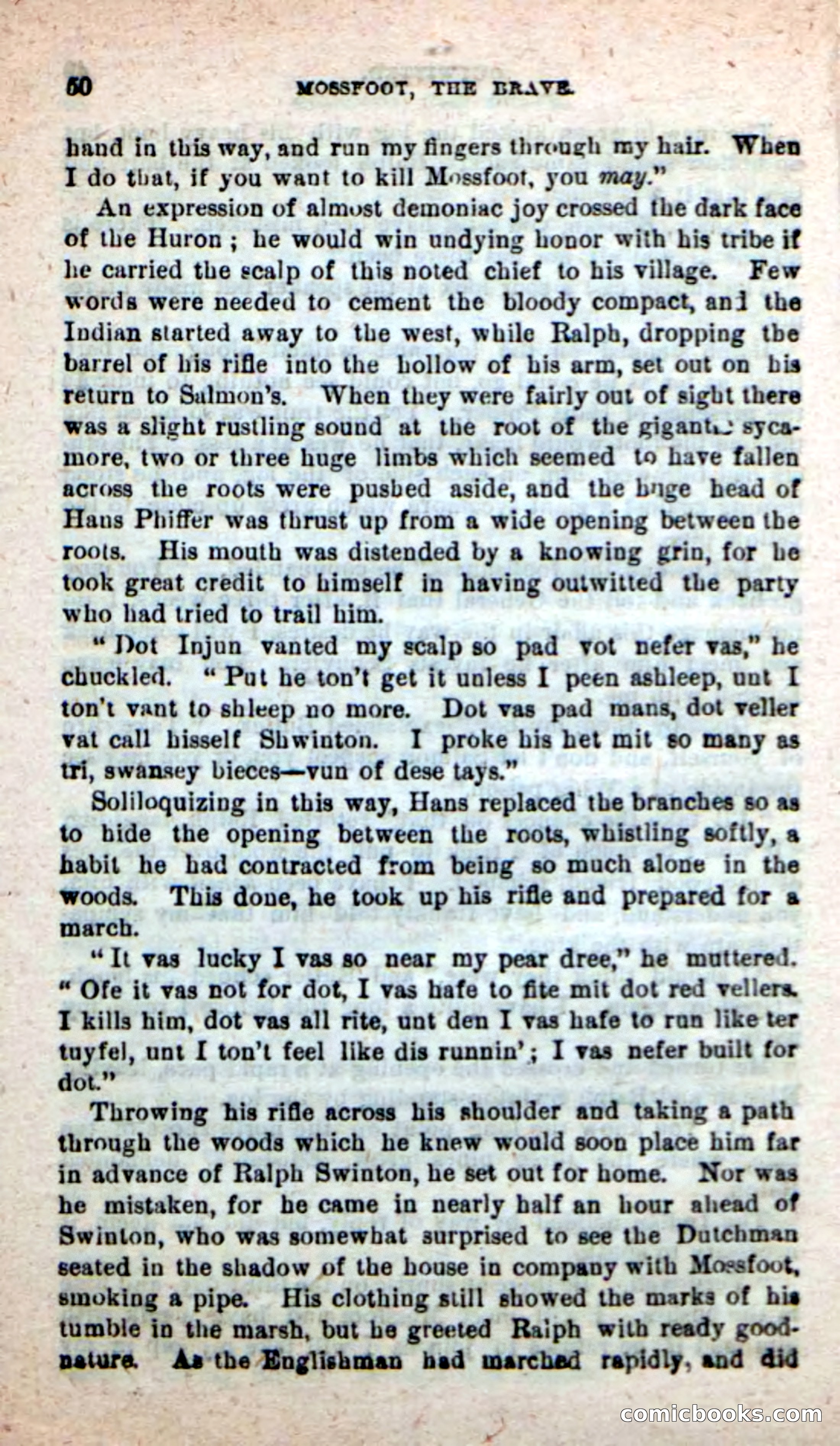 Beadle's New Dime Novels: Mossfoot, the Brave — page 46 of 100