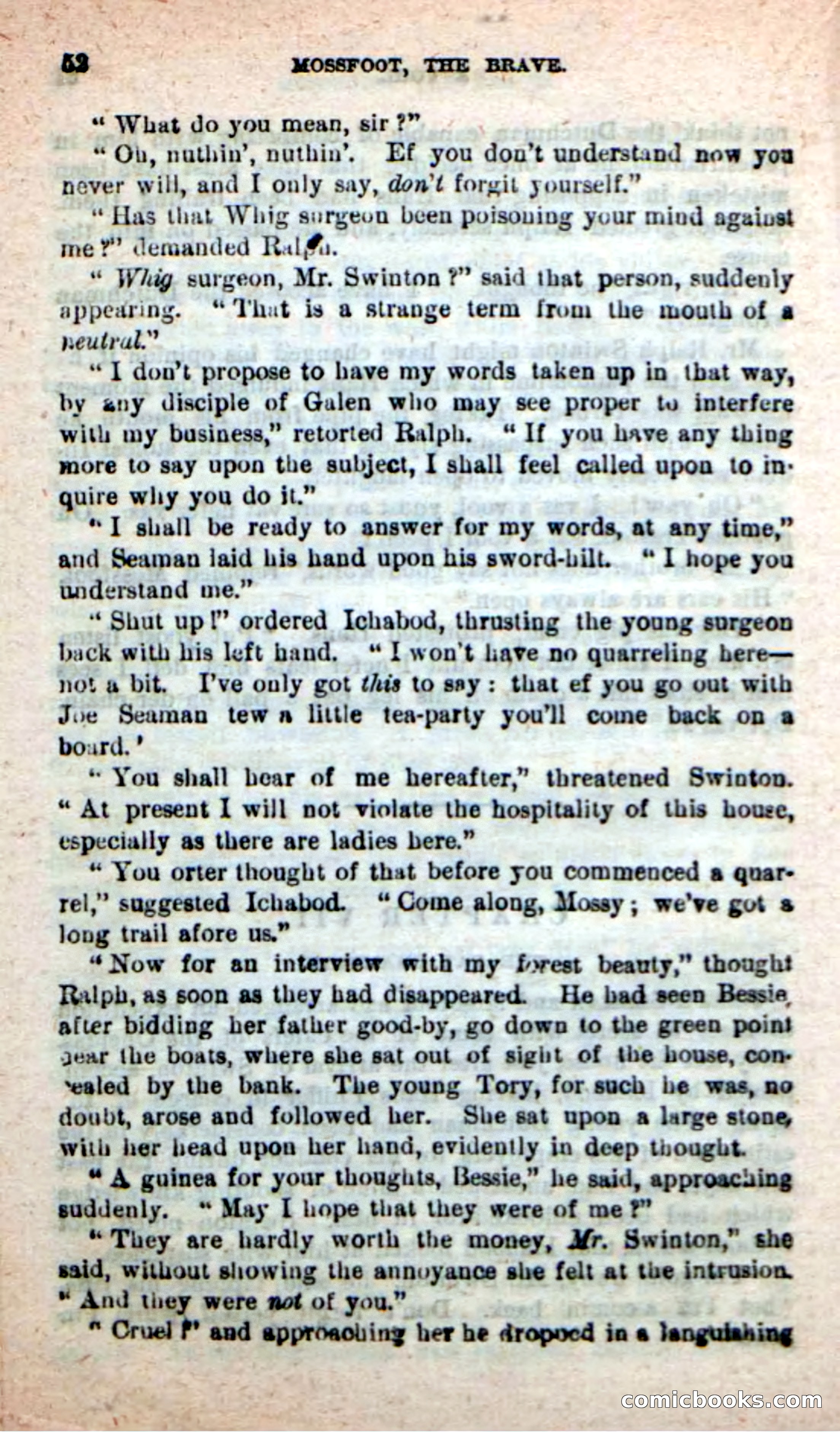 Beadle's New Dime Novels: Mossfoot, the Brave — page 48 of 100