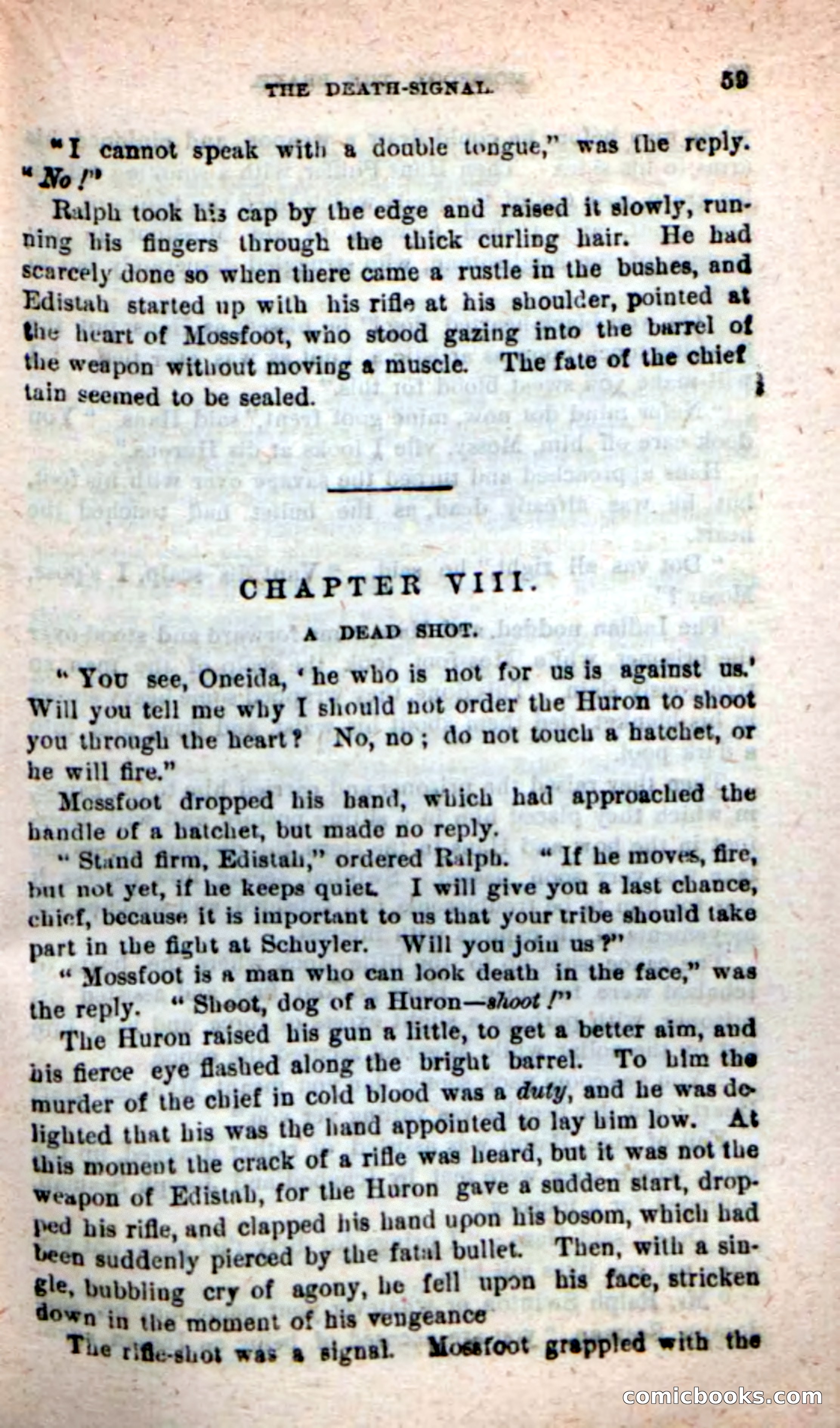 Beadle's New Dime Novels: Mossfoot, the Brave — page 55 of 100