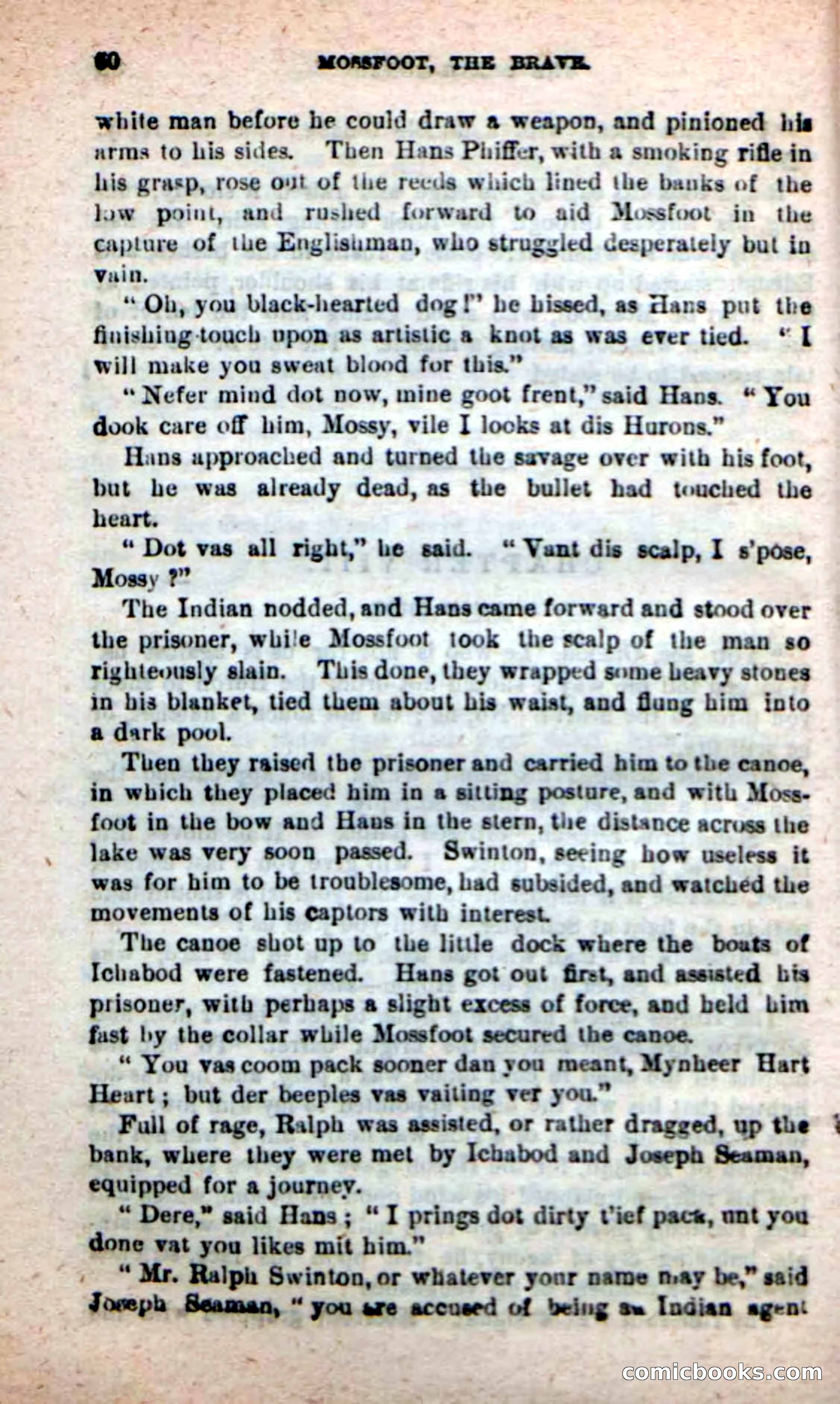 Beadle's New Dime Novels: Mossfoot, the Brave — page 56 of 100
