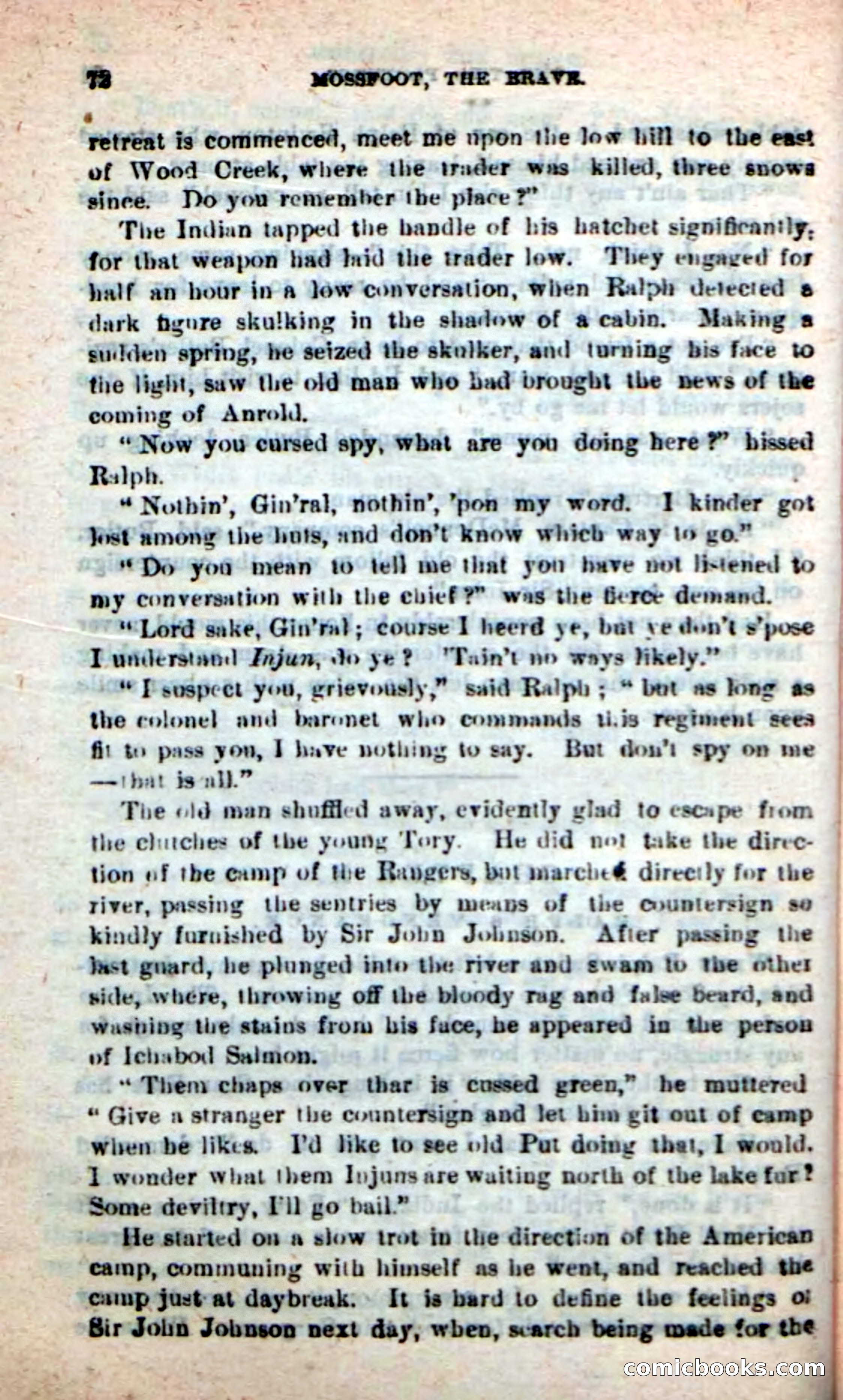 Beadle's New Dime Novels: Mossfoot, the Brave — page 68 of 100