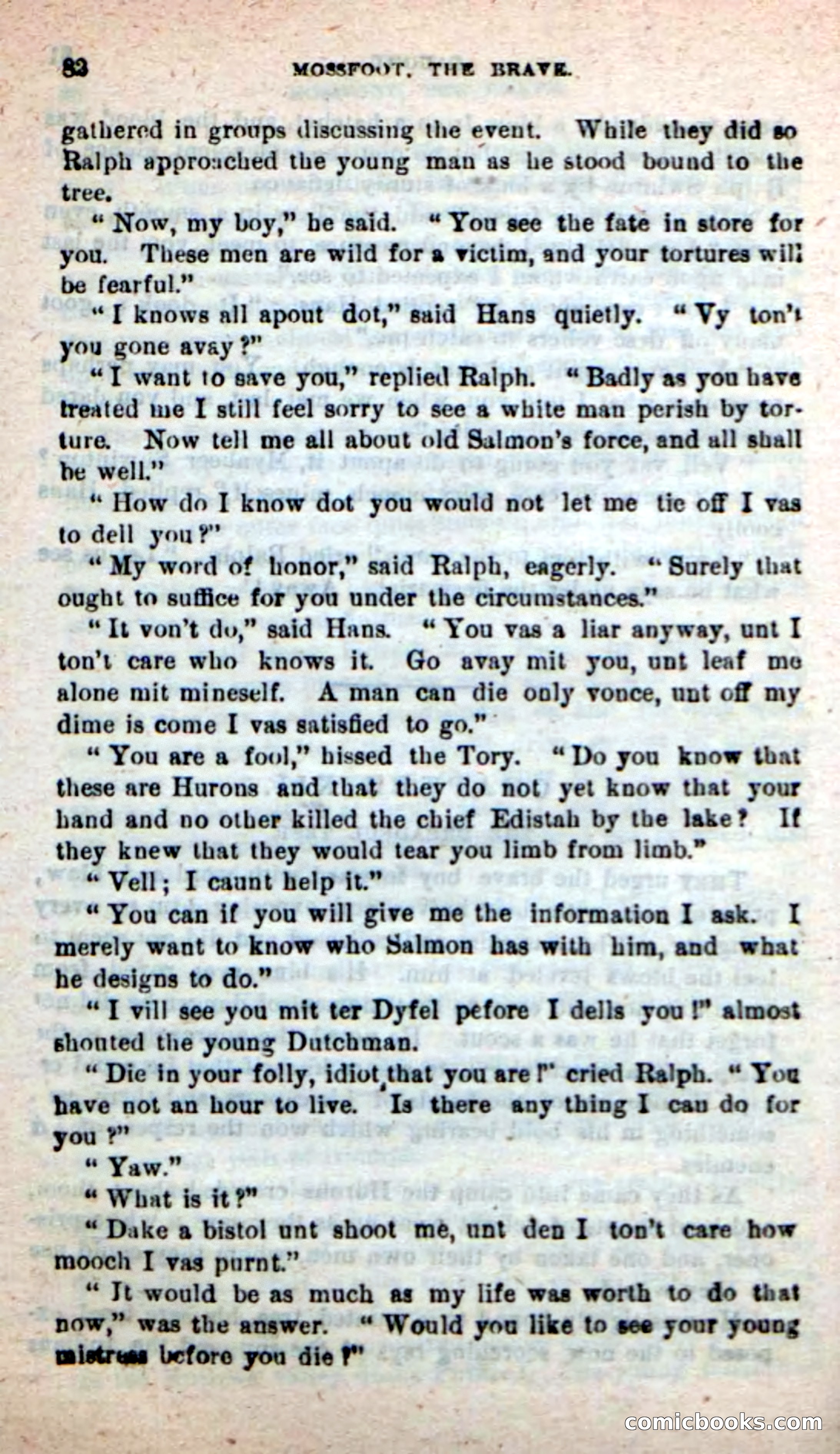 Beadle's New Dime Novels: Mossfoot, the Brave — page 78 of 100
