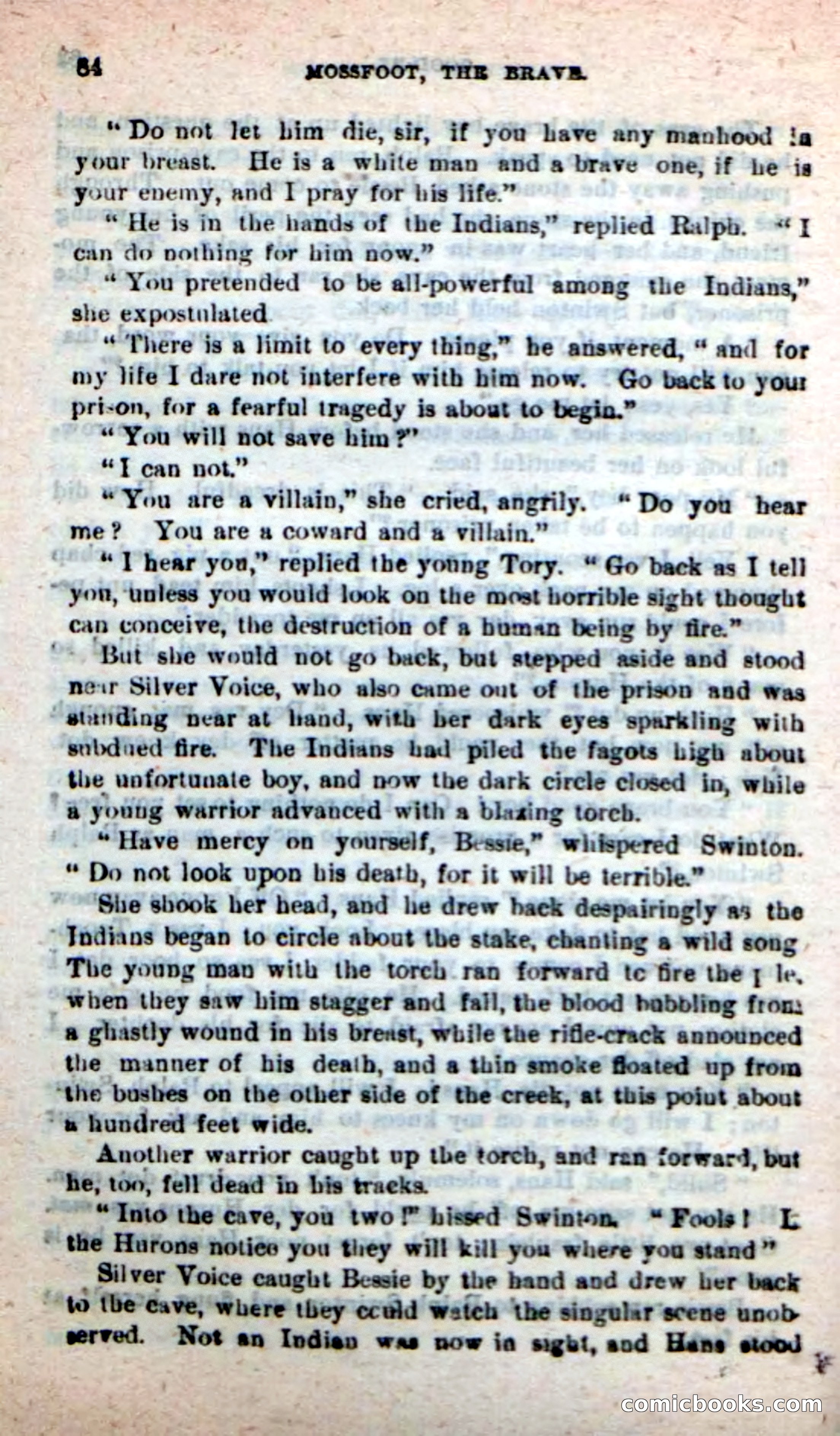 Beadle's New Dime Novels: Mossfoot, the Brave — page 80 of 100