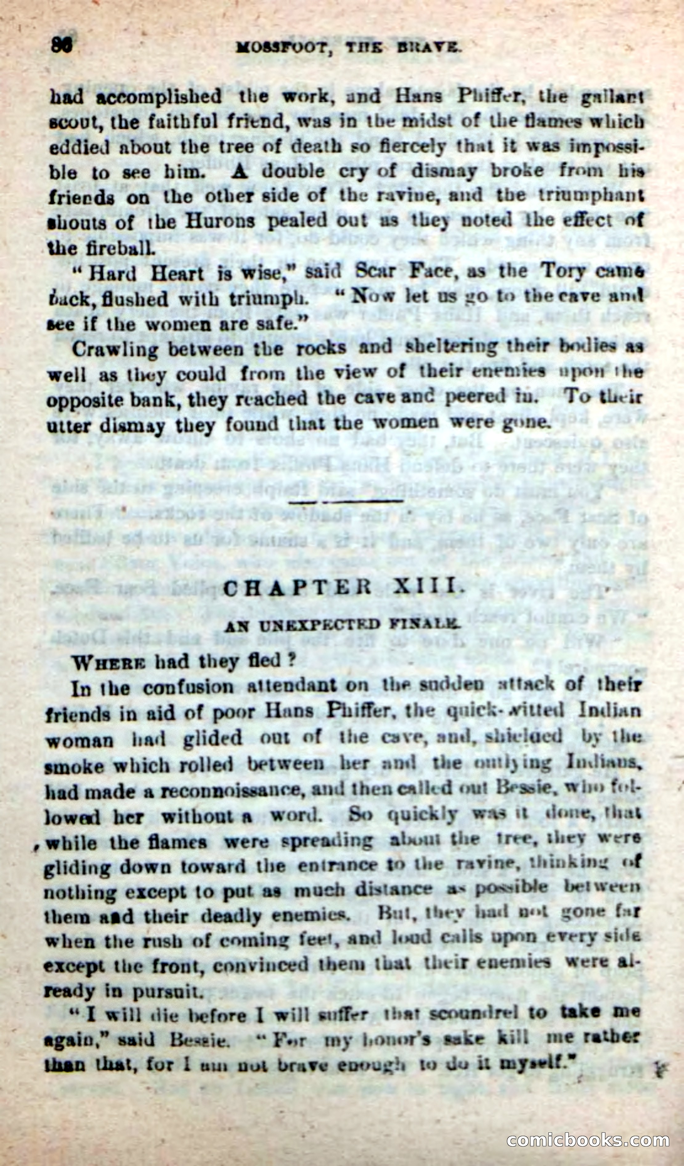 Beadle's New Dime Novels: Mossfoot, the Brave — page 82 of 100