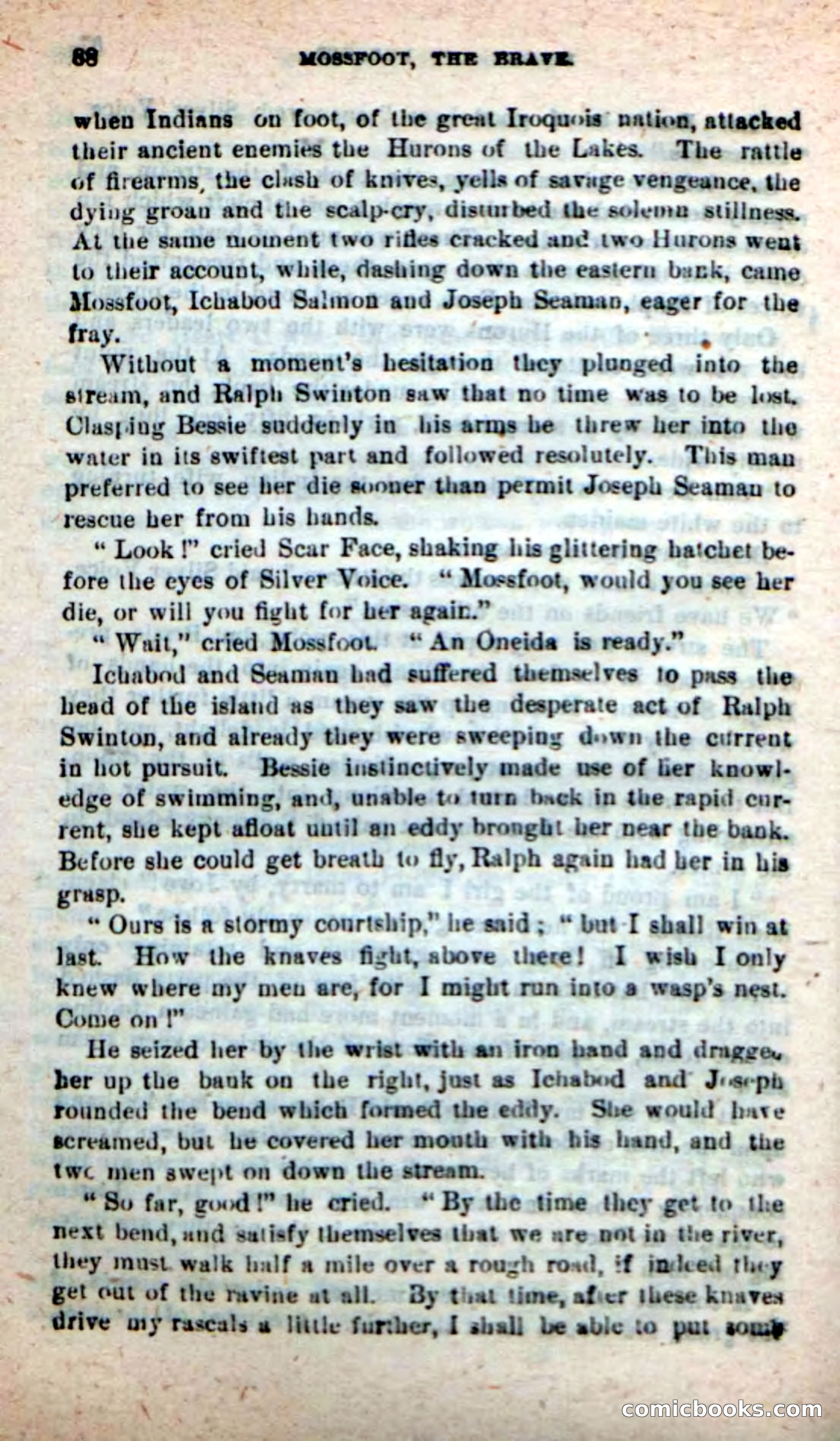 Beadle's New Dime Novels: Mossfoot, the Brave — page 84 of 100