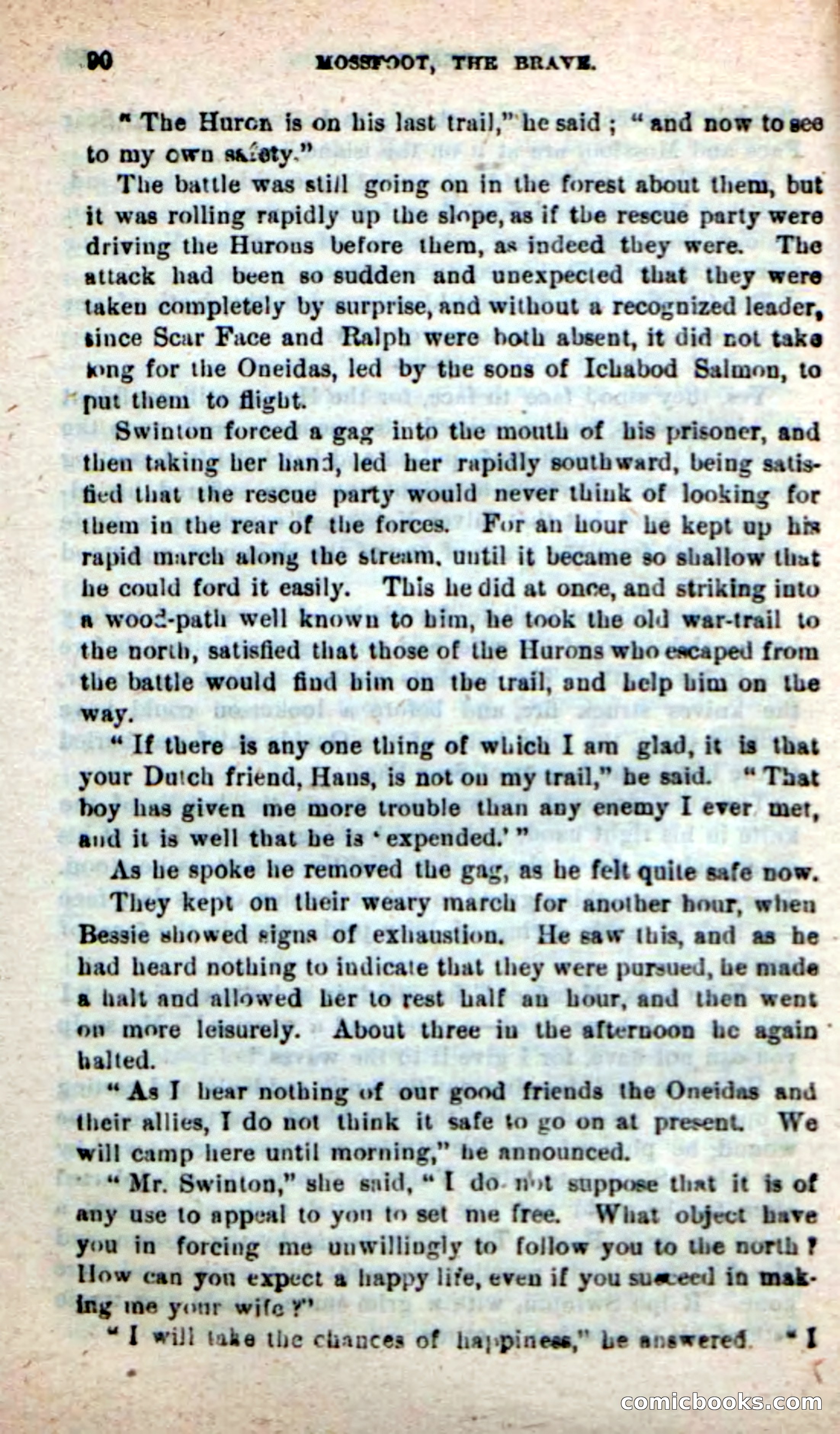 Beadle's New Dime Novels: Mossfoot, the Brave — page 86 of 100