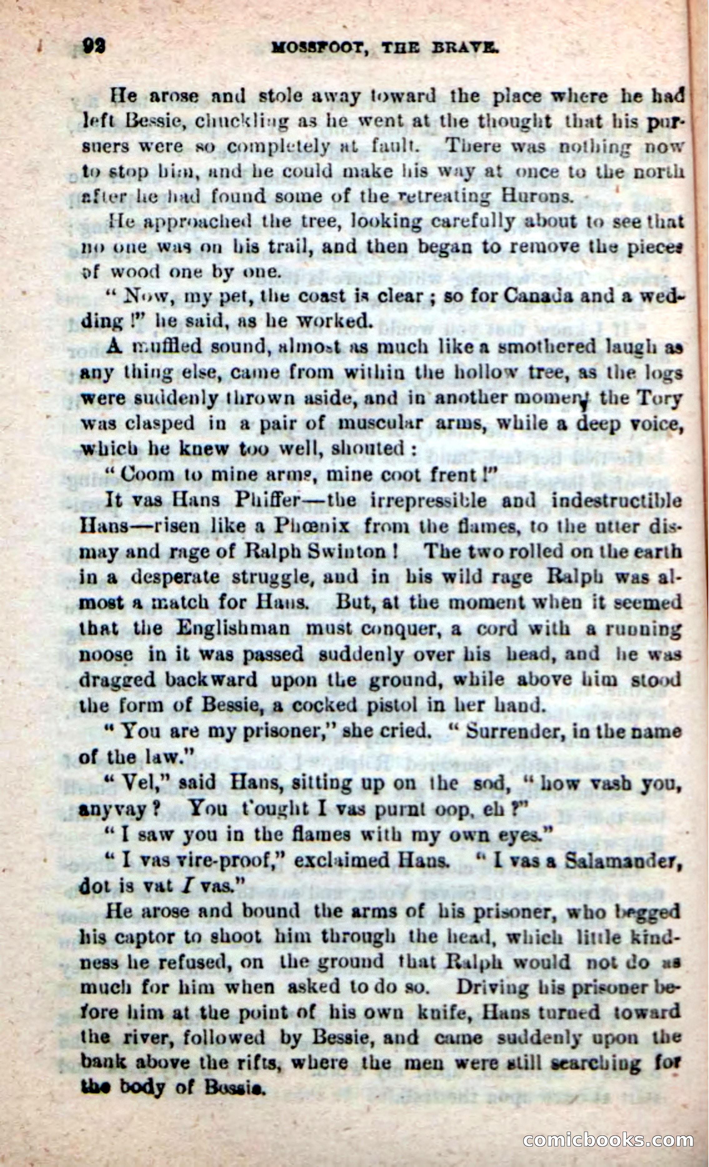 Beadle's New Dime Novels: Mossfoot, the Brave — page 88 of 100