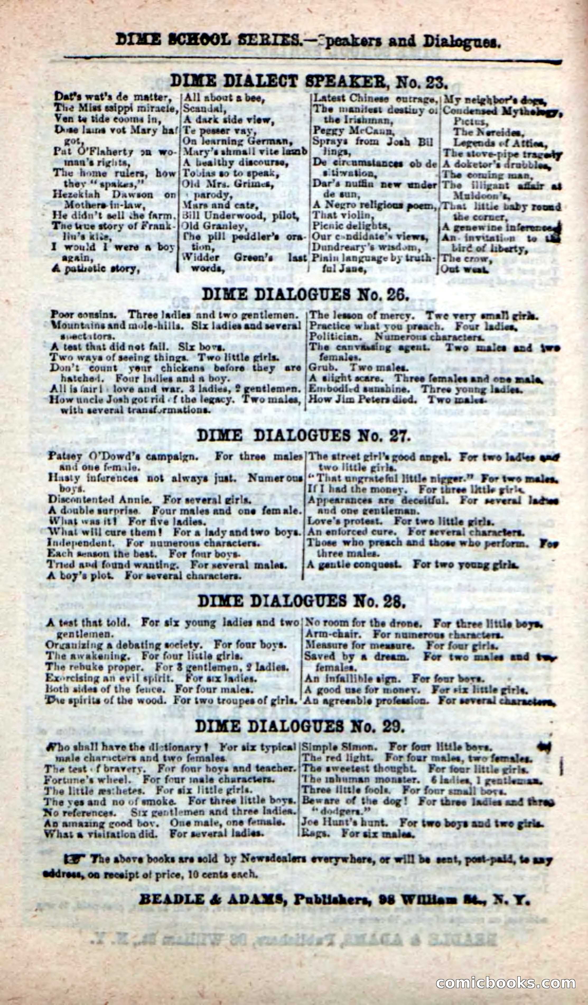 Beadle's New Dime Novels: Mossfoot, the Brave — page 98 of 100