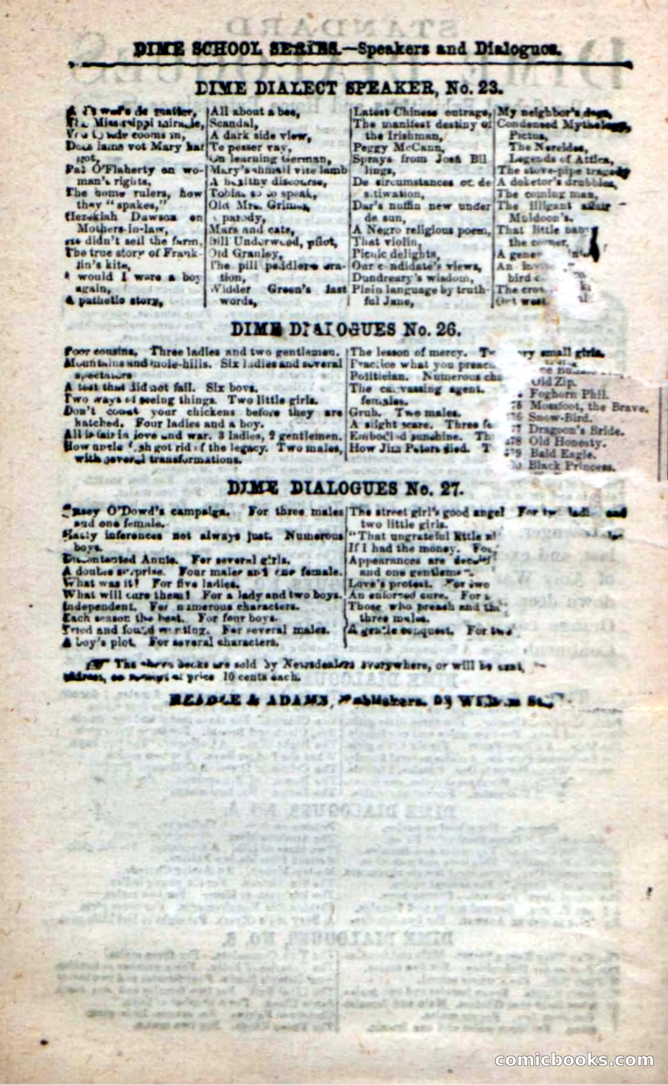 Beadle's New Dime Novels: The Dragon's Bride — page 98 of 111