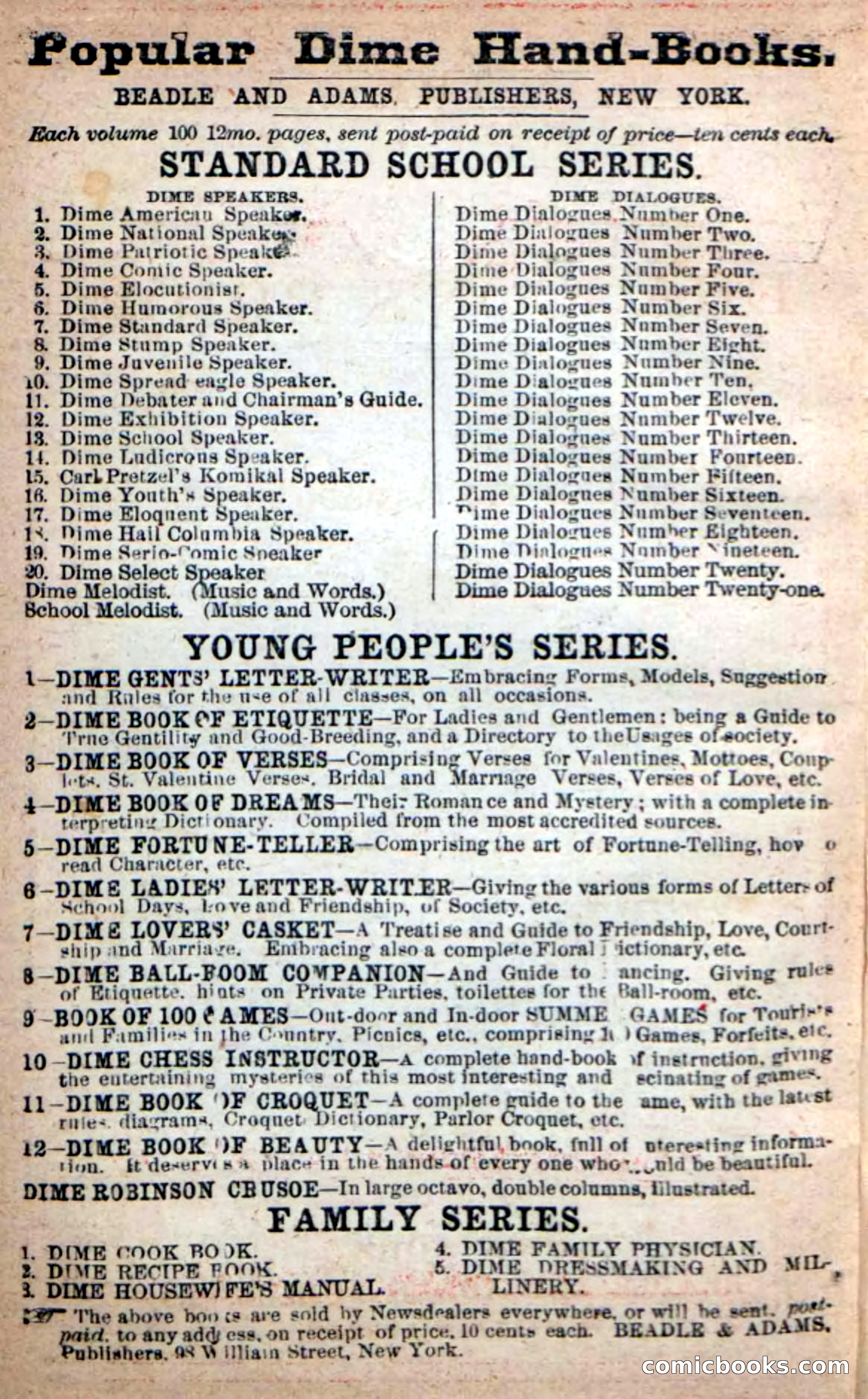 Beadle's New Dime Novels: The Dragon's Bride — page 107 of 111