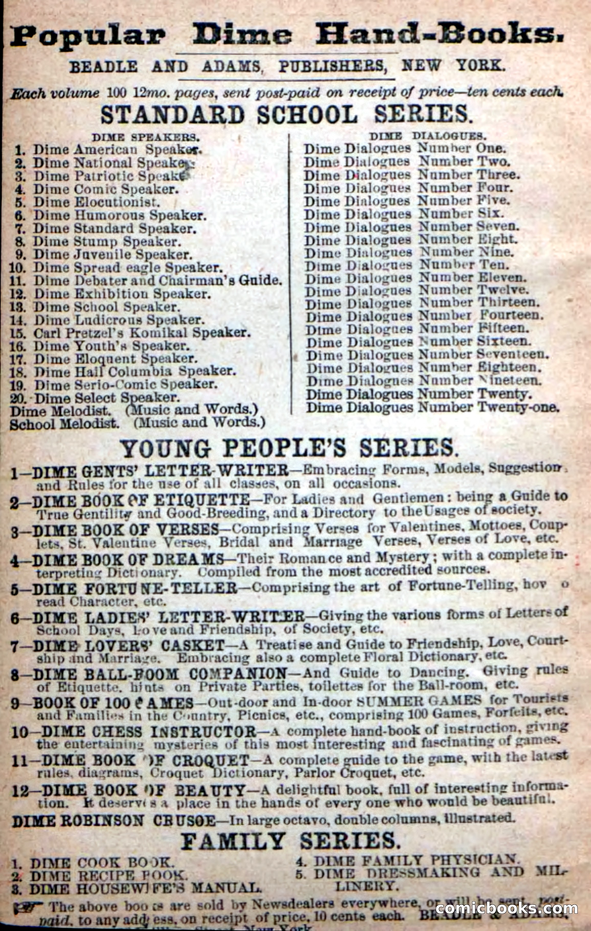 Beadle's New Dime Novels: Old Honesty — page 2 of 98